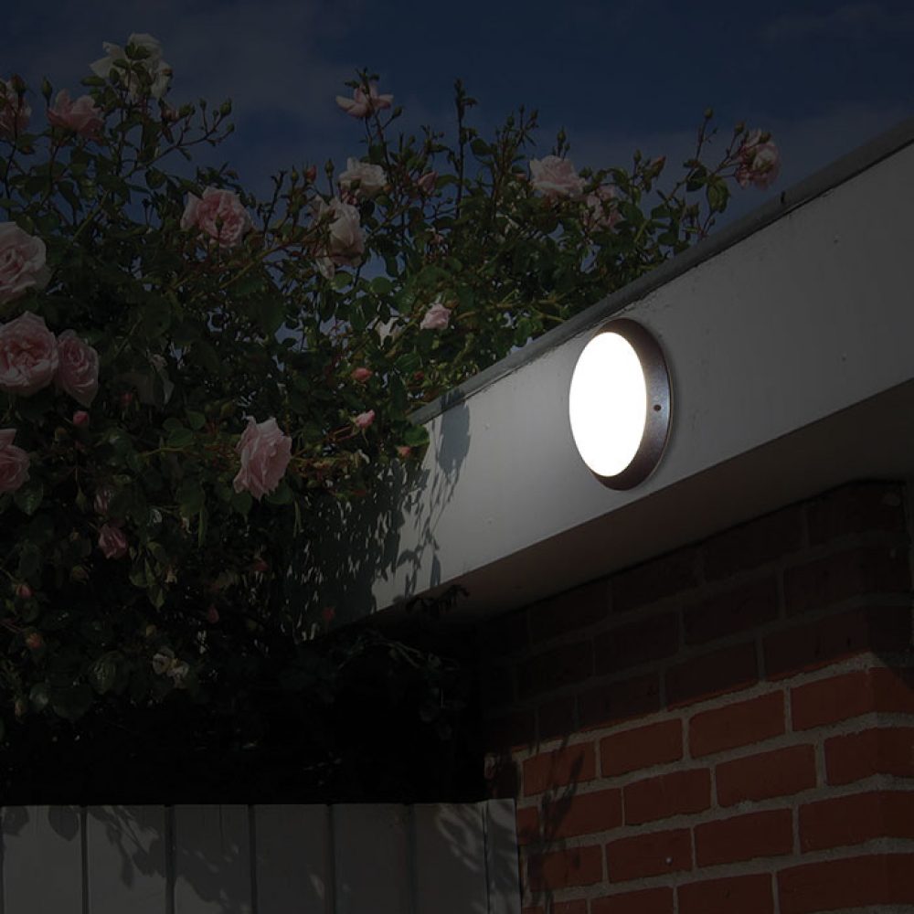 Eterna SHFULLMWBK LED Amenity Ceiling/Wall Light With Microwave Black
