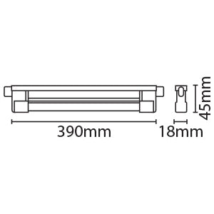 Eterna TUS10NL Ultraslim Link Triphosphor Fitting White