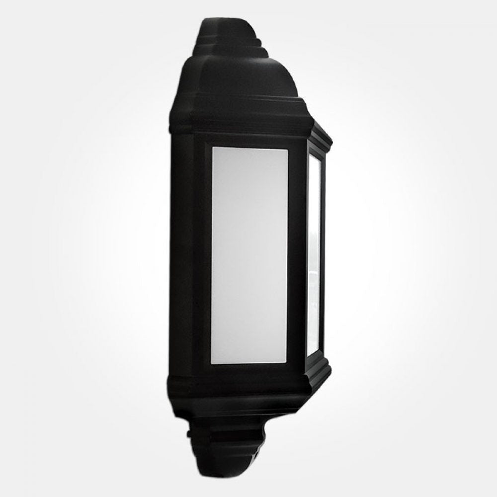 Eterna VECOHBK 7W LED Half Lantern Black