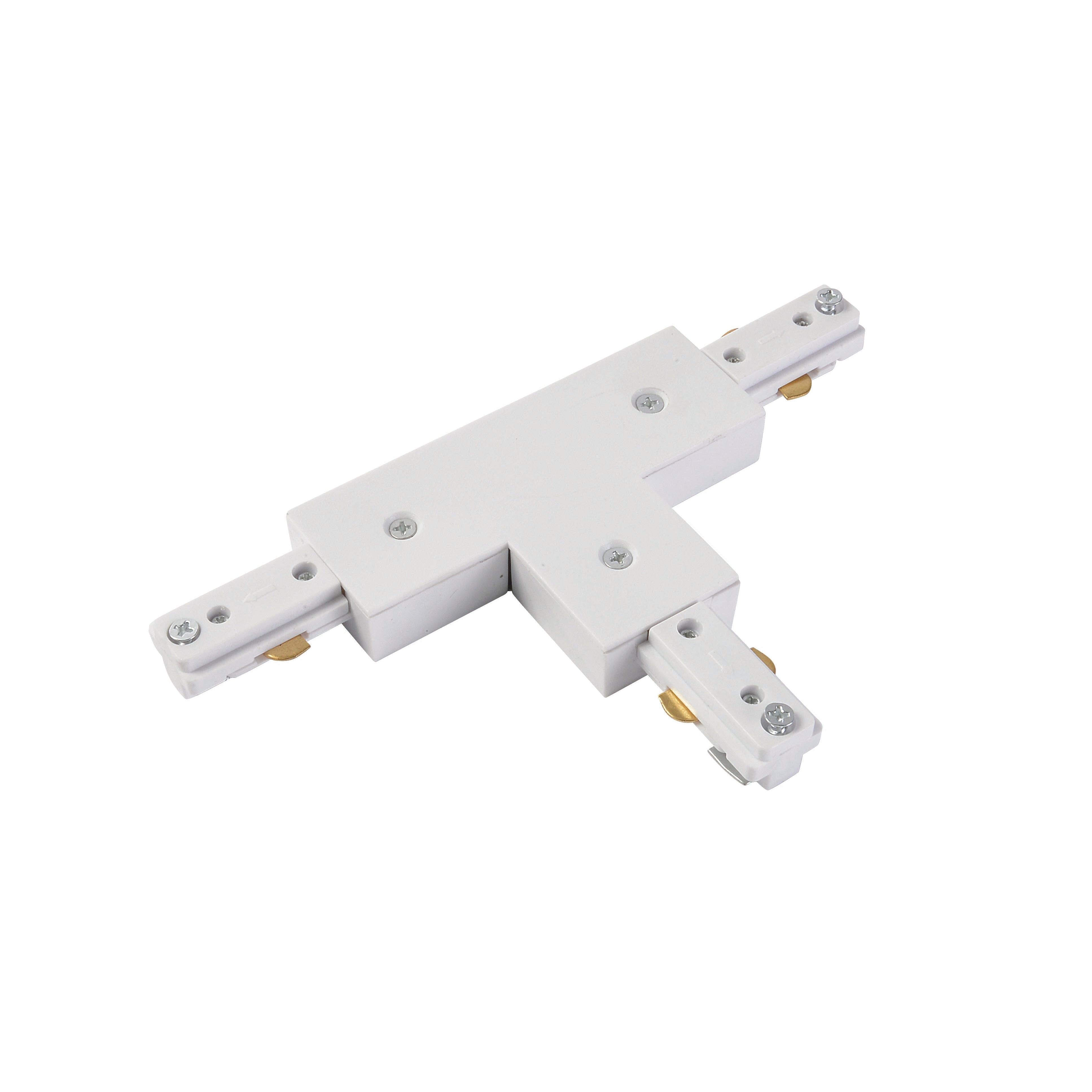 Forum CUL-21651 Tor T Shaped Connector for Single Circuit Mains Track - White
