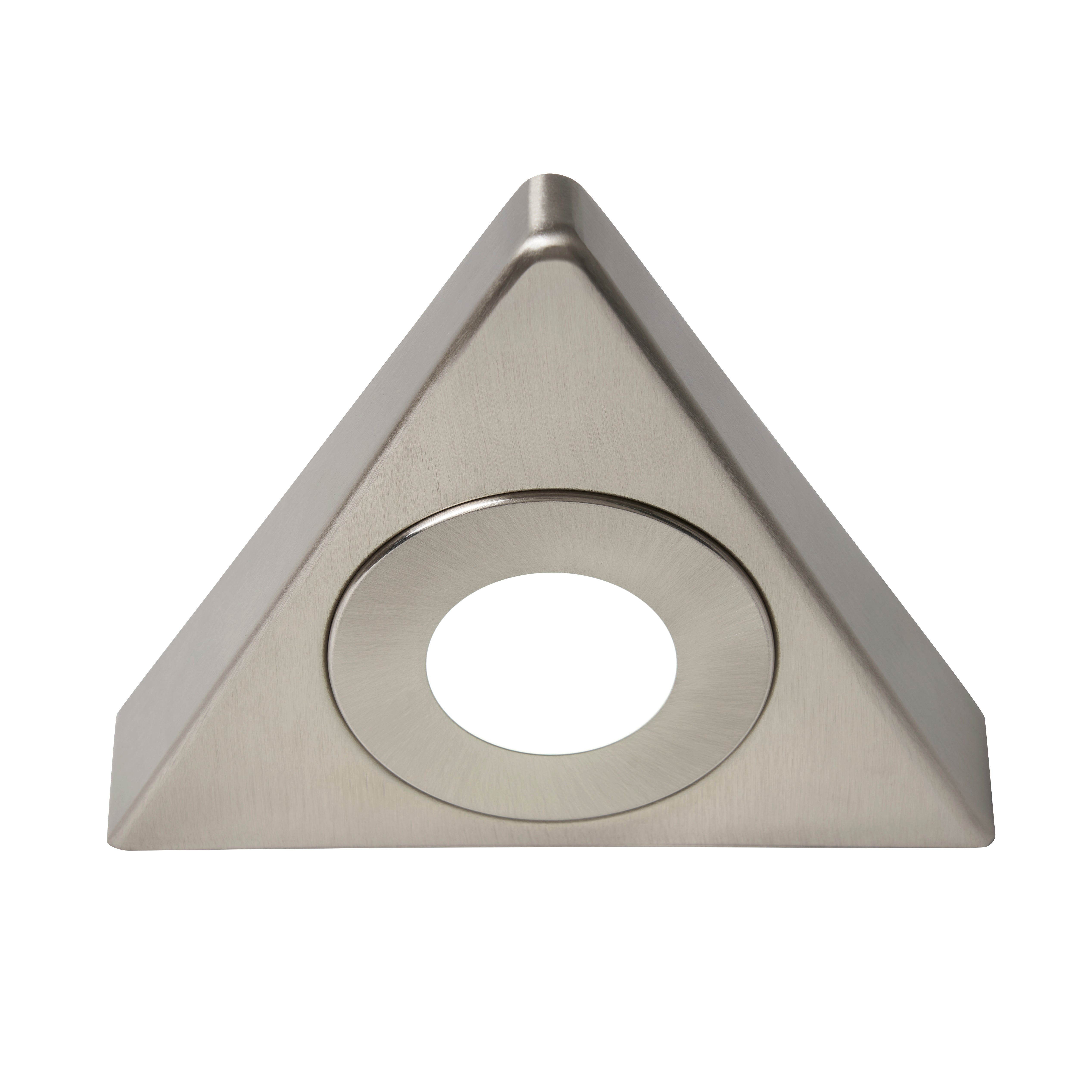 Forum CUL-35865 Ayla 3w UnderCabinet CCT Triangle Satin Nickel