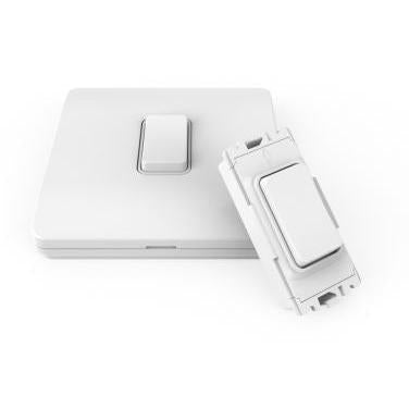 Forum CUL-42497 2 Gang Slim Grid Kinetic Switch White