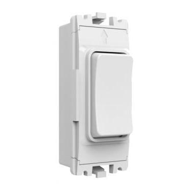 Forum CUL-42497 2 Gang Slim Grid Kinetic Switch White