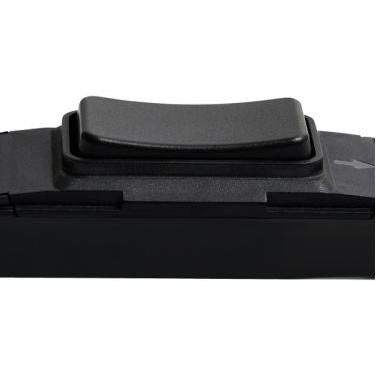 Forum CUL-42498 2 Gang Slim Grid Kinetic Switch Black