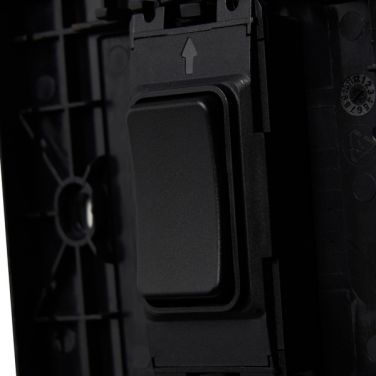 Forum CUL-42500 1 Gang Kinetic Switch Surround For Slim Grid Black (Plate Only)