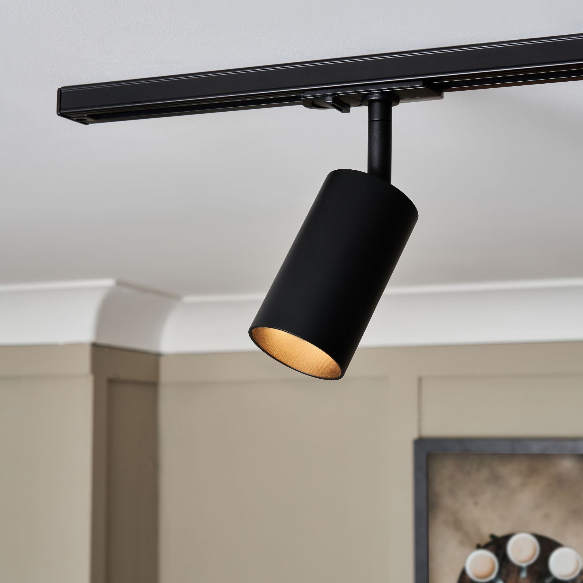 Forum CUL-44403-BLK Cayo Track Spotlight Black Low Profile Connection