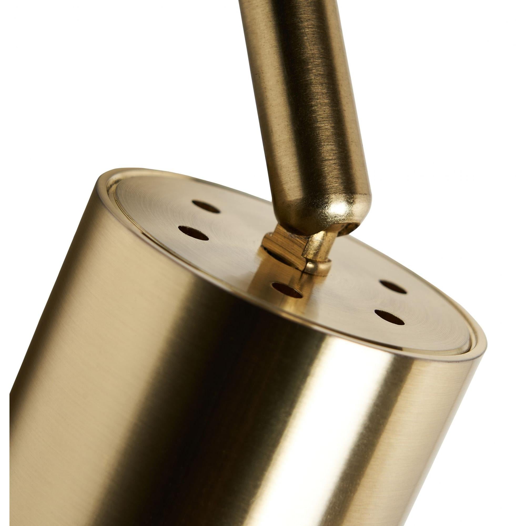 Forum CUL-44404-SBRS Cory Track Spotlight Satin Brass/Black Low Profile Connection