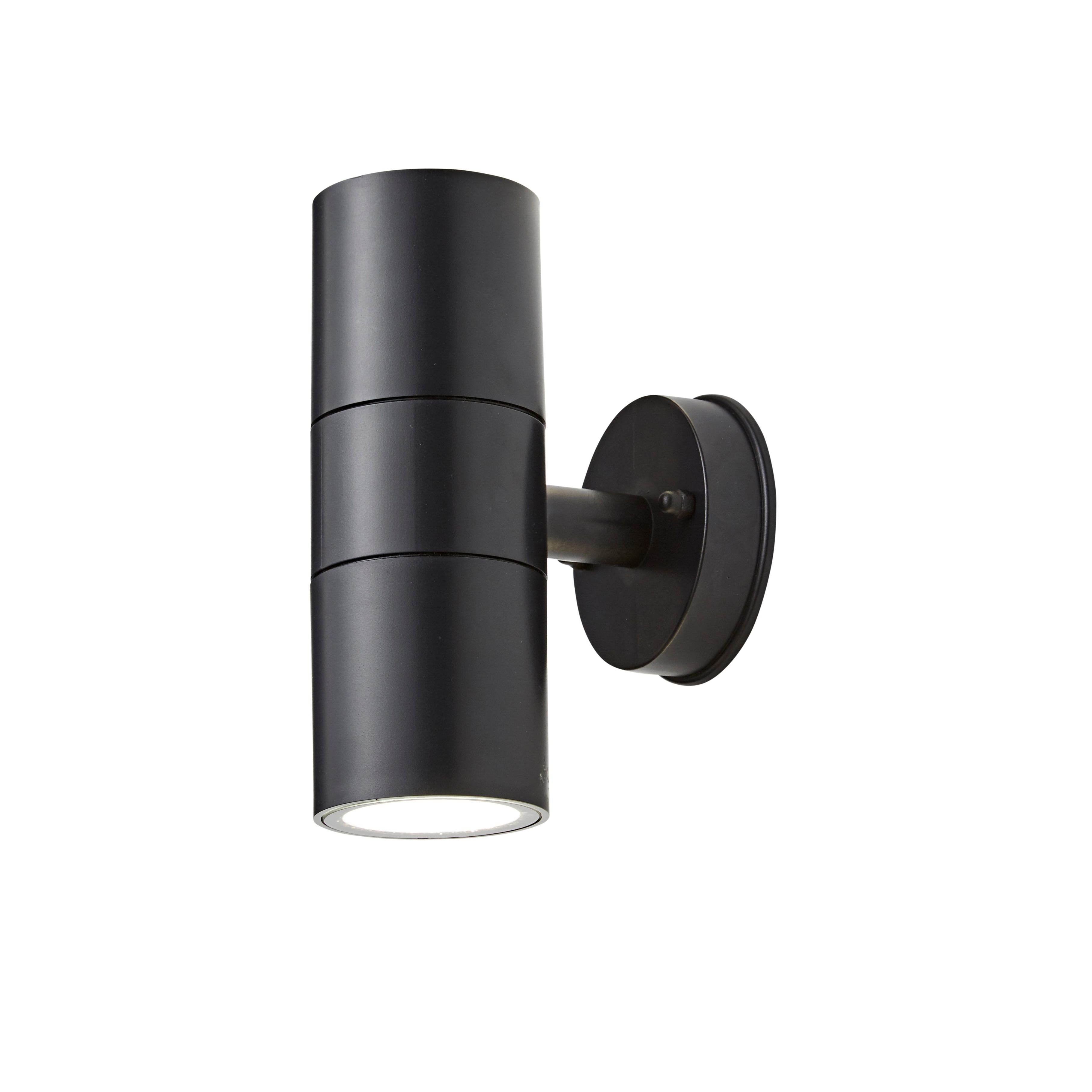 Forum CZ-25144-BLK-65 Neso Outdoor Up & Down Wall Light, Black