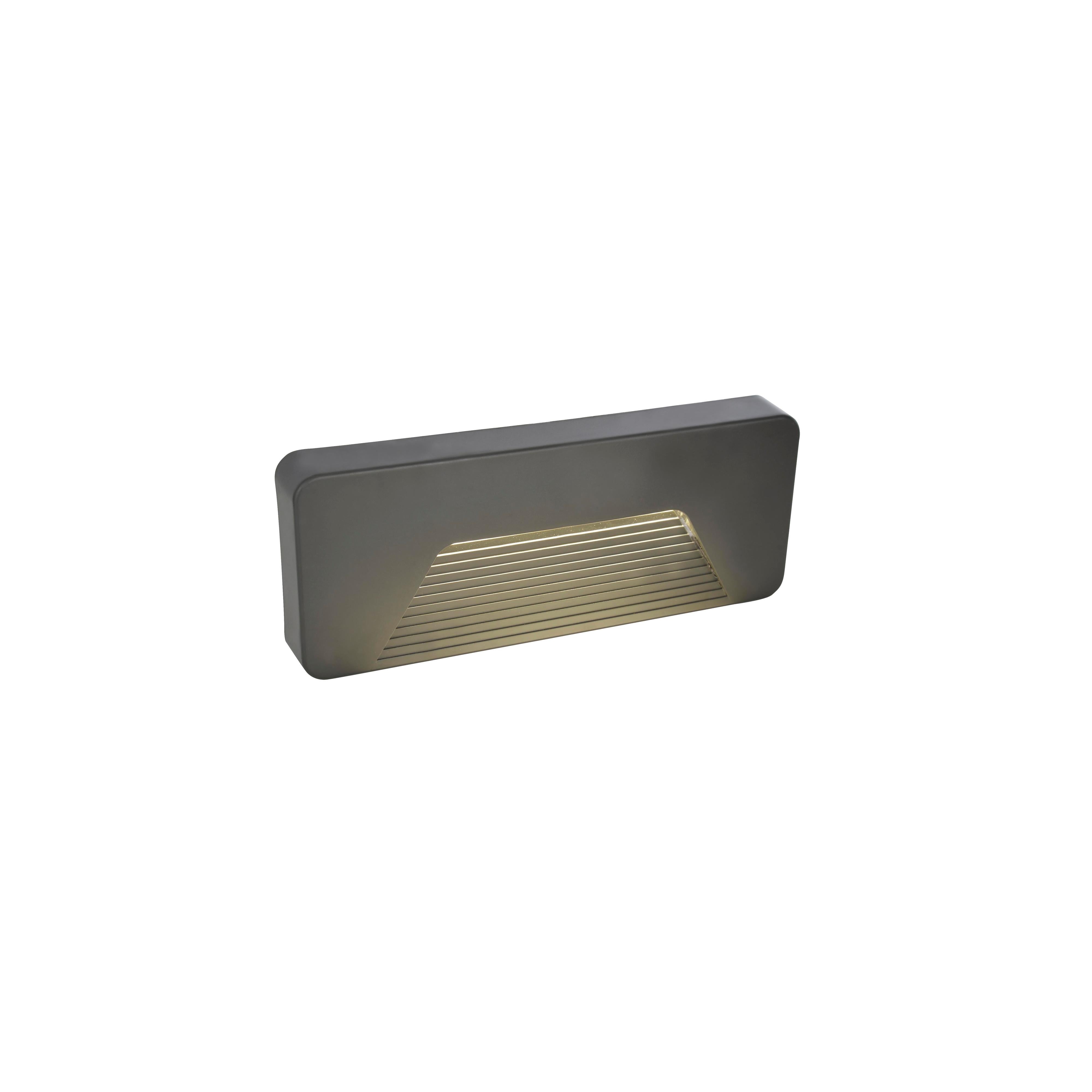 Forum CZ-29192-ATR Breez 3 Watt Rectangular Surface Brick Wall Light, Anthracite