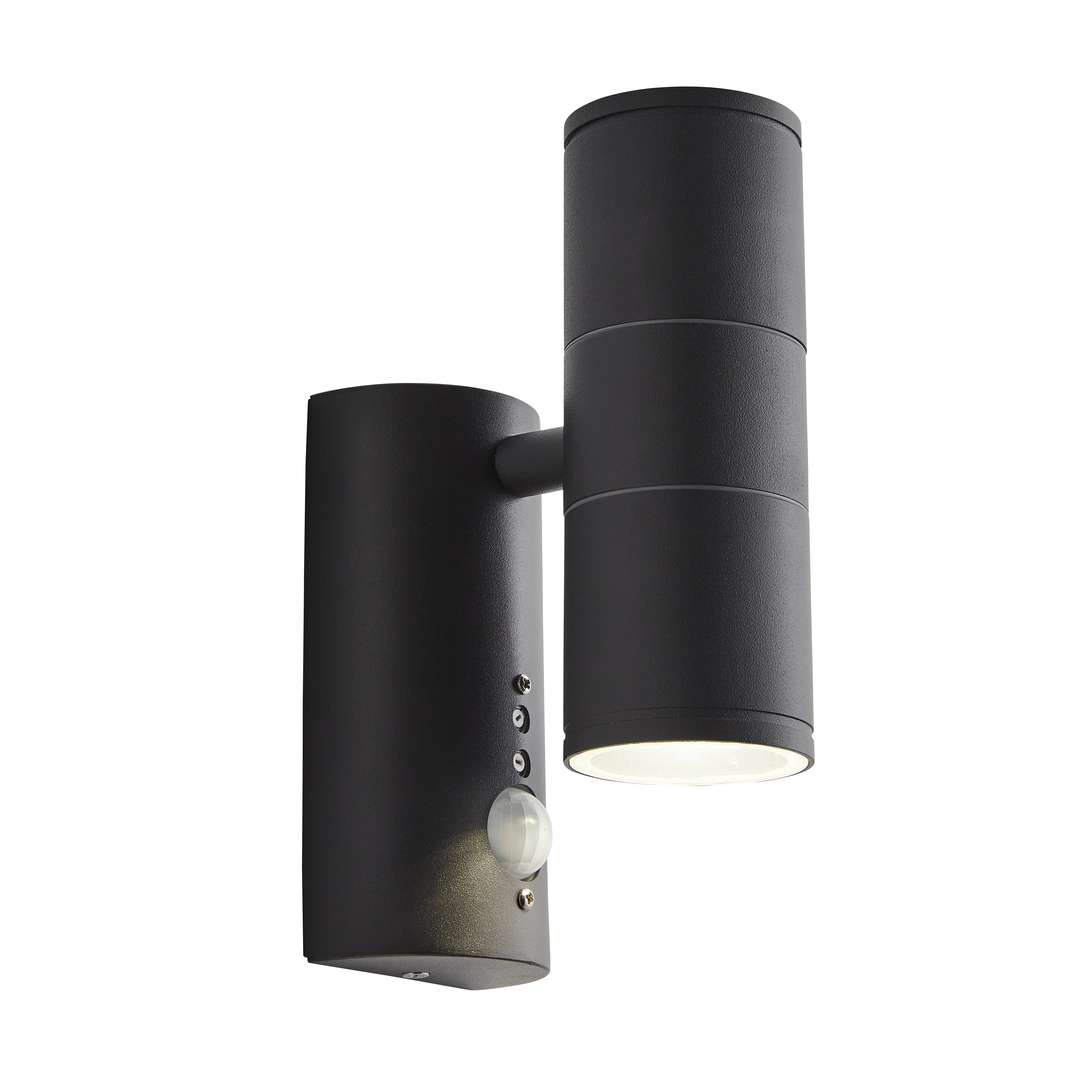 Forum CZ-29319-ANTH Islay Up and Down Outdoor Wall Light with PIR Sensor, Anthracite