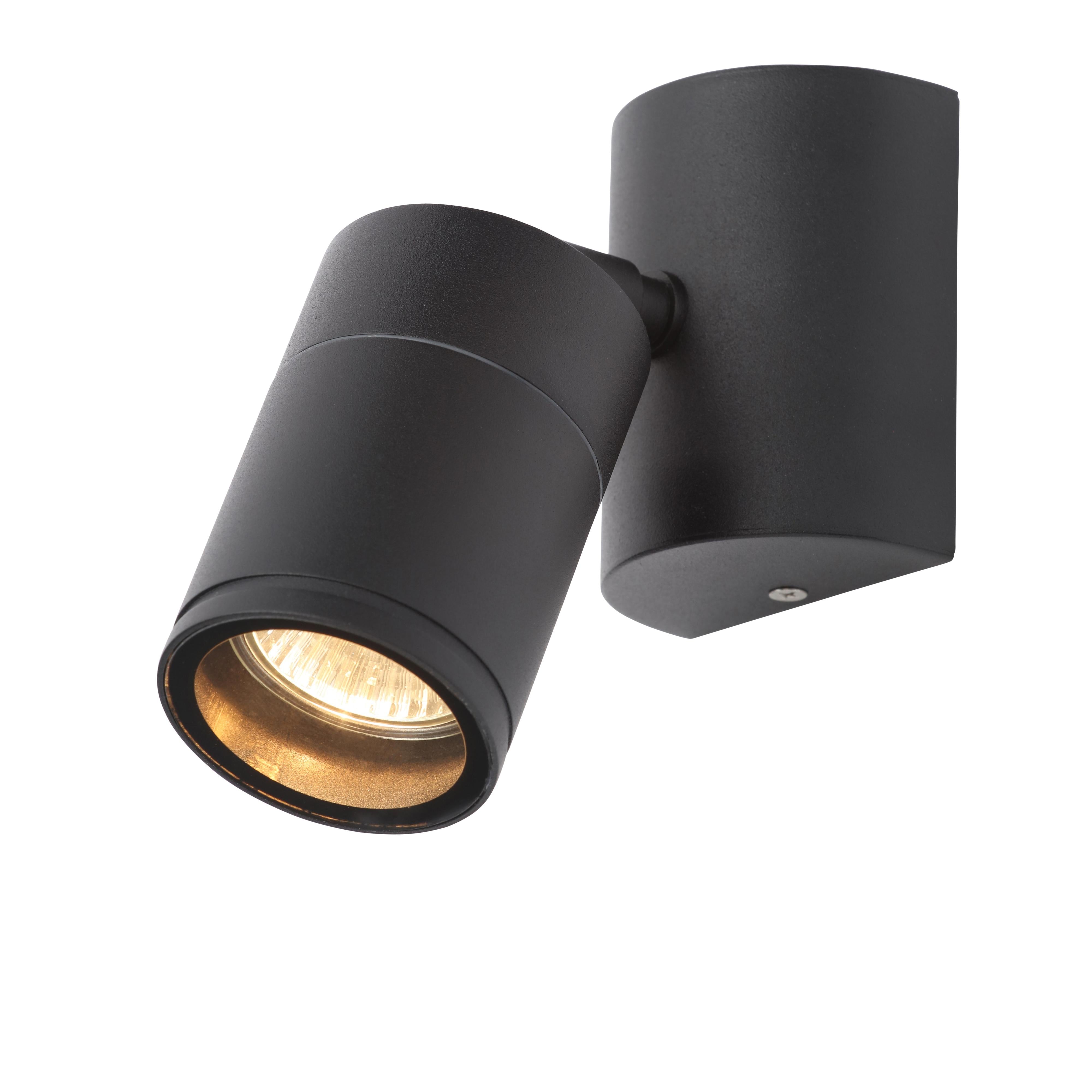 Forum CZ-29321-BLK Islay Adjustable Outdoor Wall Light, Black