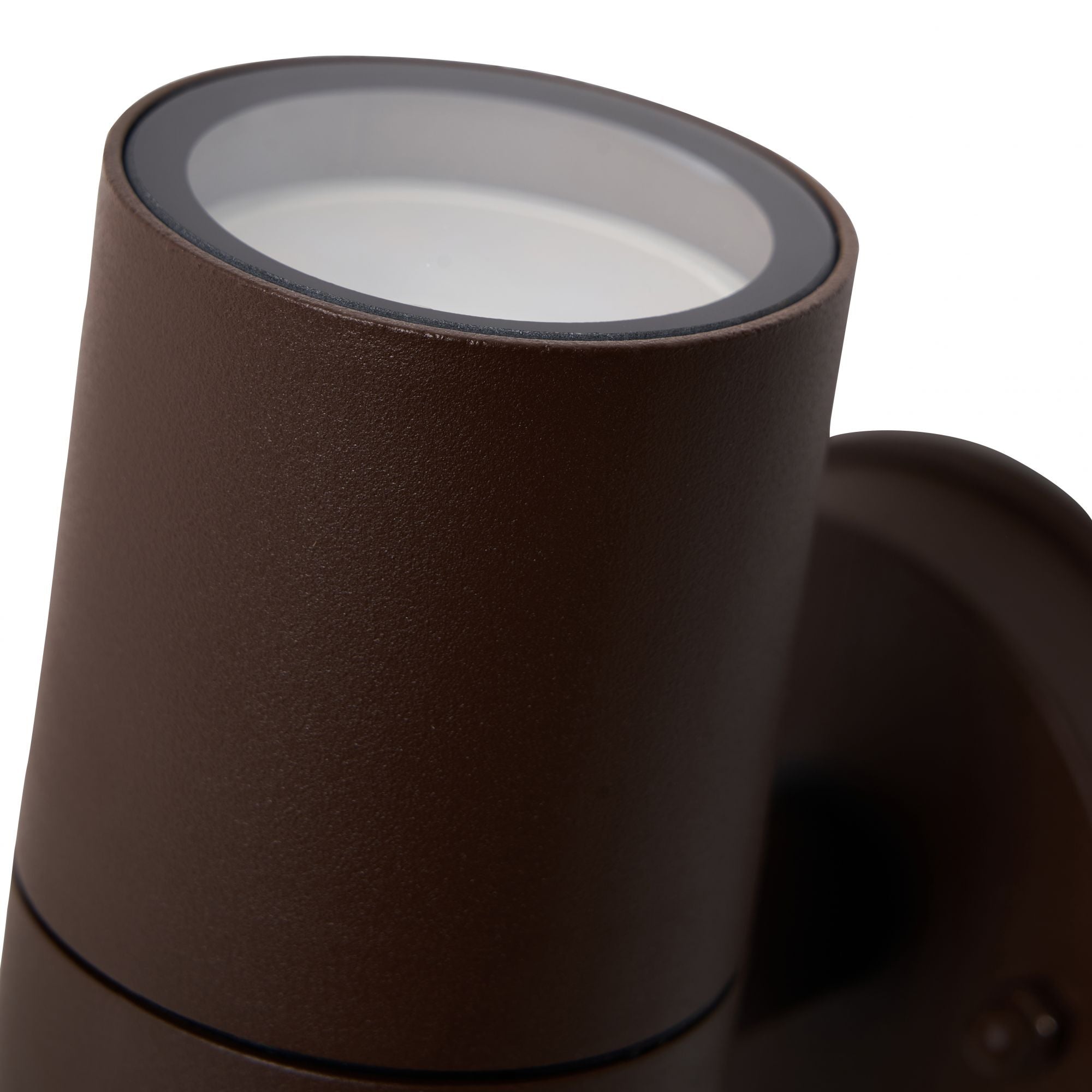 Forum CZ-37502-RUST Arbo Outdoor Up & Down Wall Light with Tempered Glass, Rust