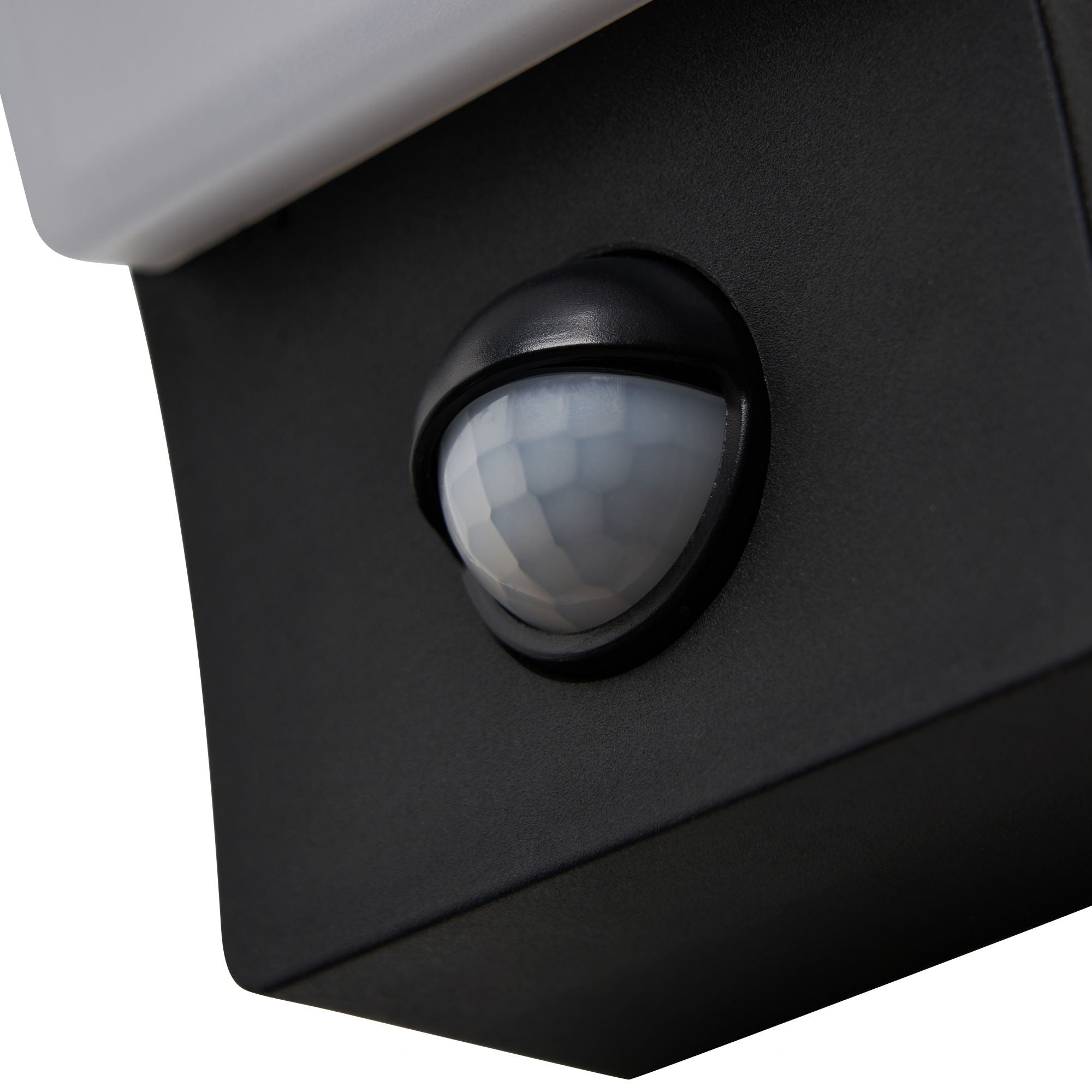 Forum CZ-44226-BLK Batsu 12 Watt Curved Outdoor Wall Light with PIR - Black