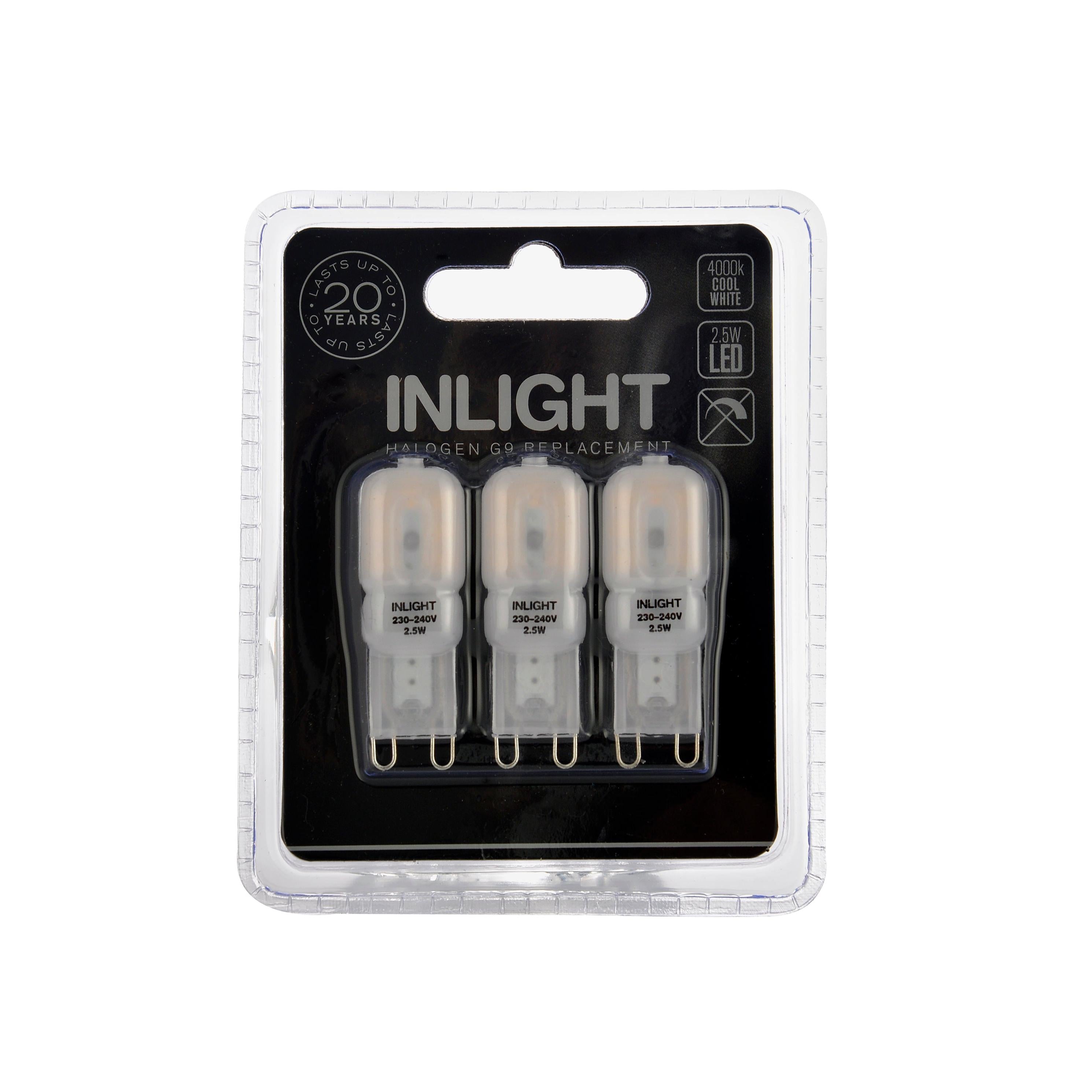Forum INL-28576 G9 Capsule LED 4000k 3pk Frost