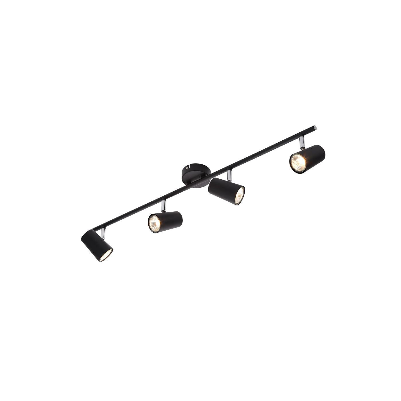 Forum INL-31723-BLK Harvey Spot 4 Light Bar Black