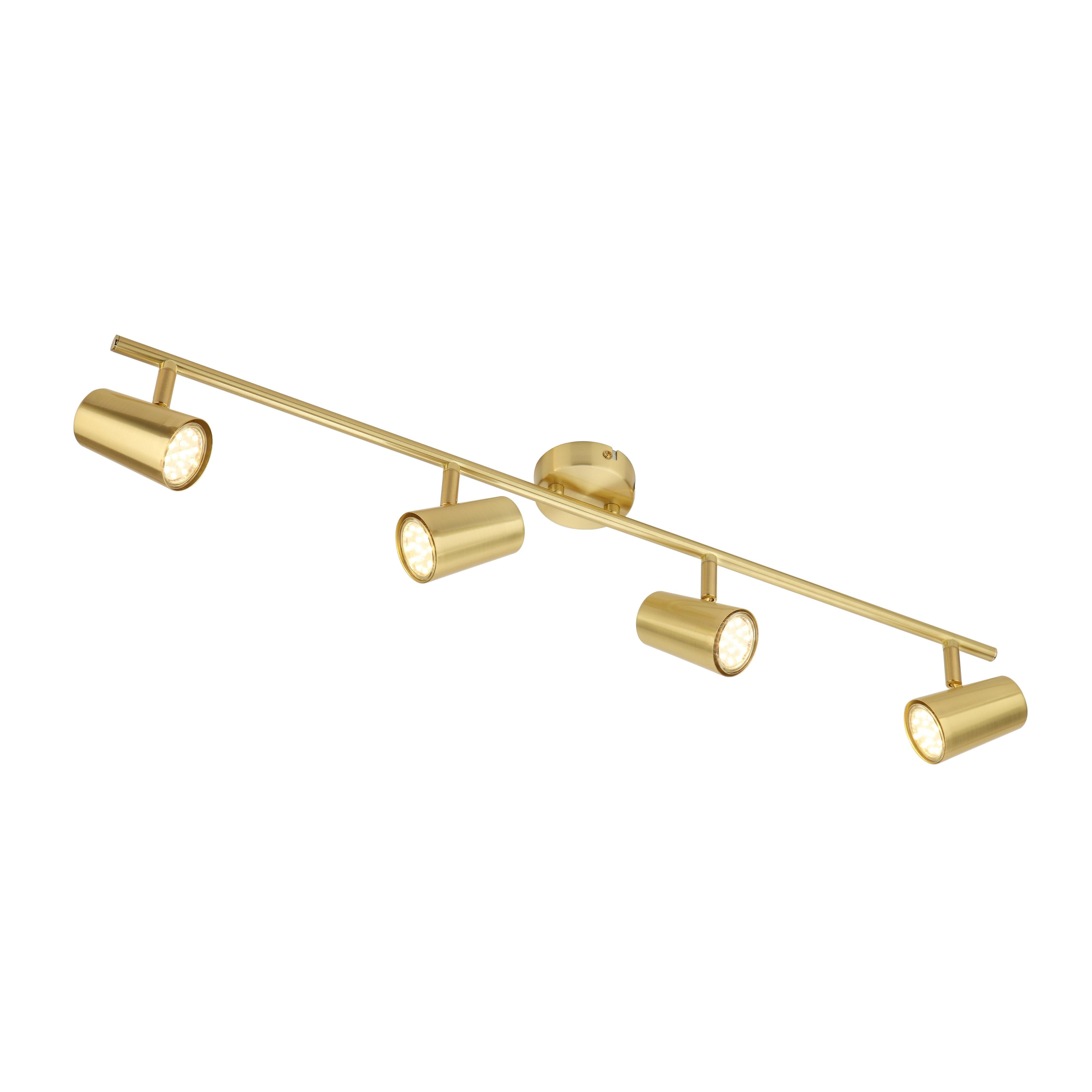 Forum INL-31723-SBRS Harvey Spot 4 Light Bar Satin Brass