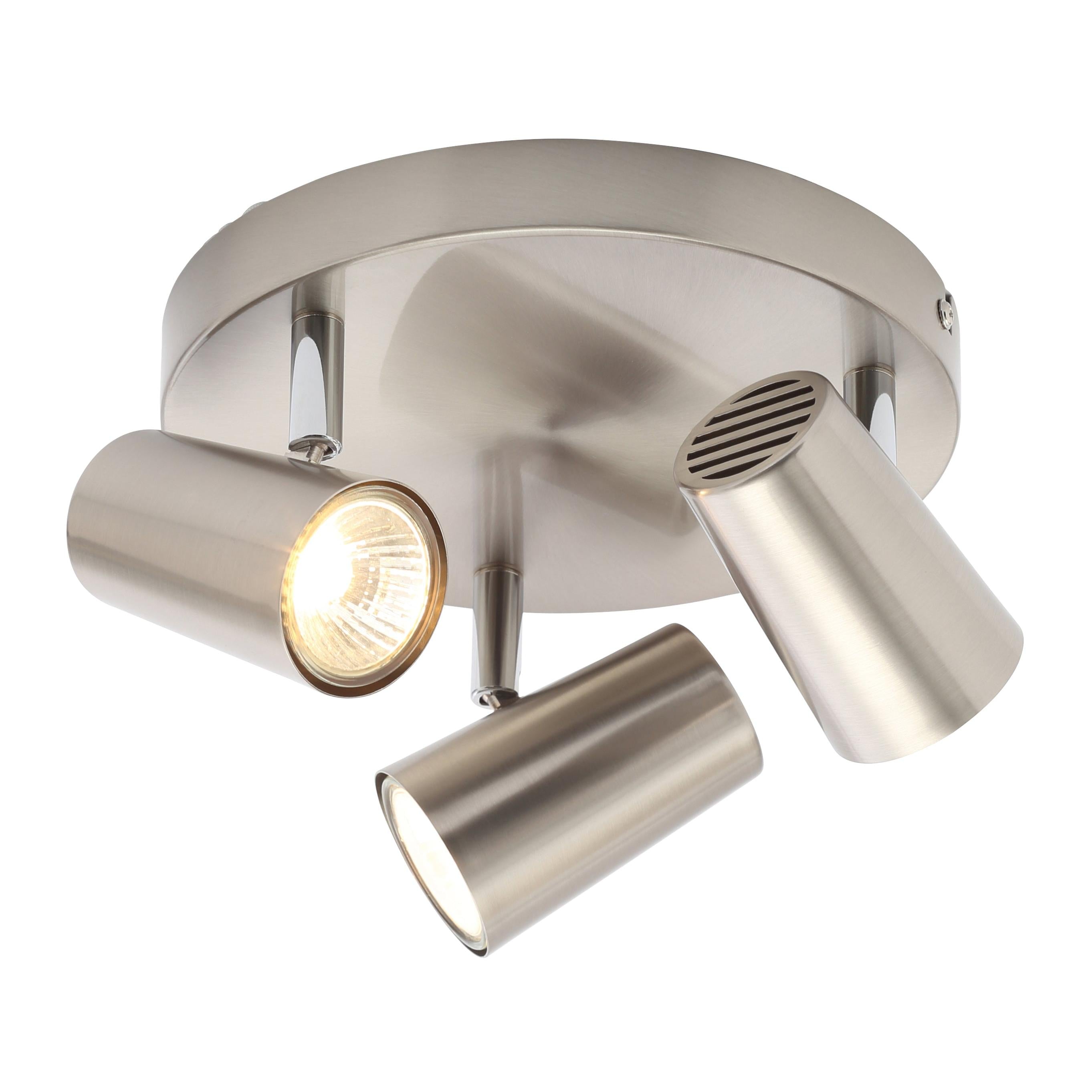 Forum INL-31776-SNIC Harvey Spot 3 Light Plate Satin Nickel