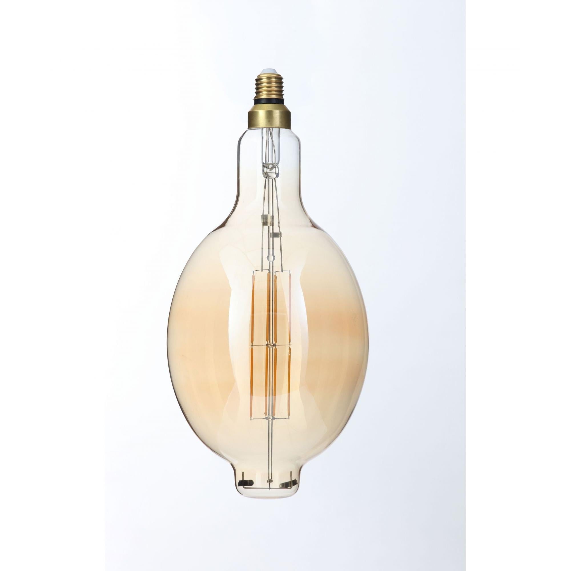 Forum INL-34030-AMB BT180 6w E27 Filament Vintage 2000k Bulb Amber