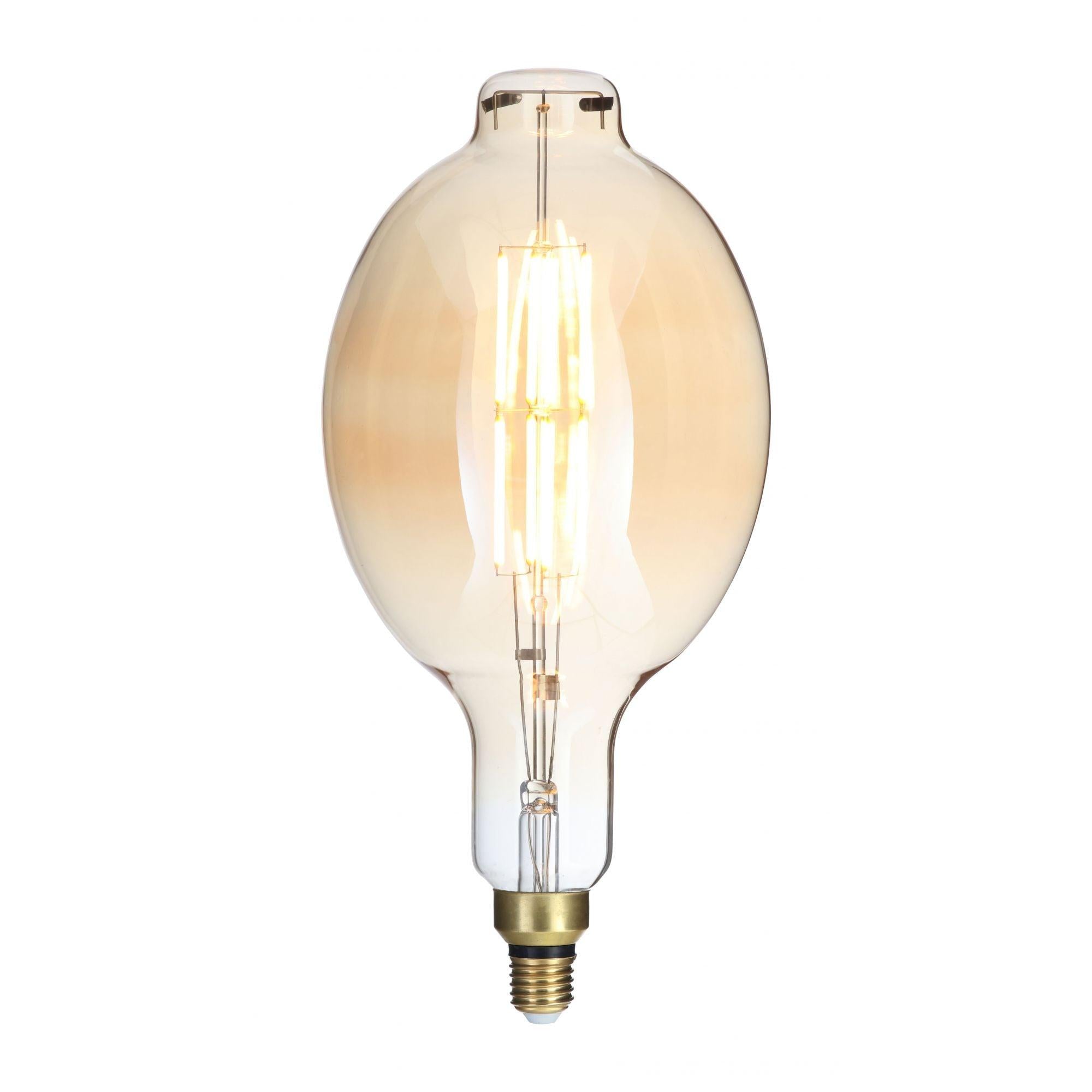 Forum INL-34030-AMB BT180 6w E27 Filament Vintage 2000k Bulb Amber
