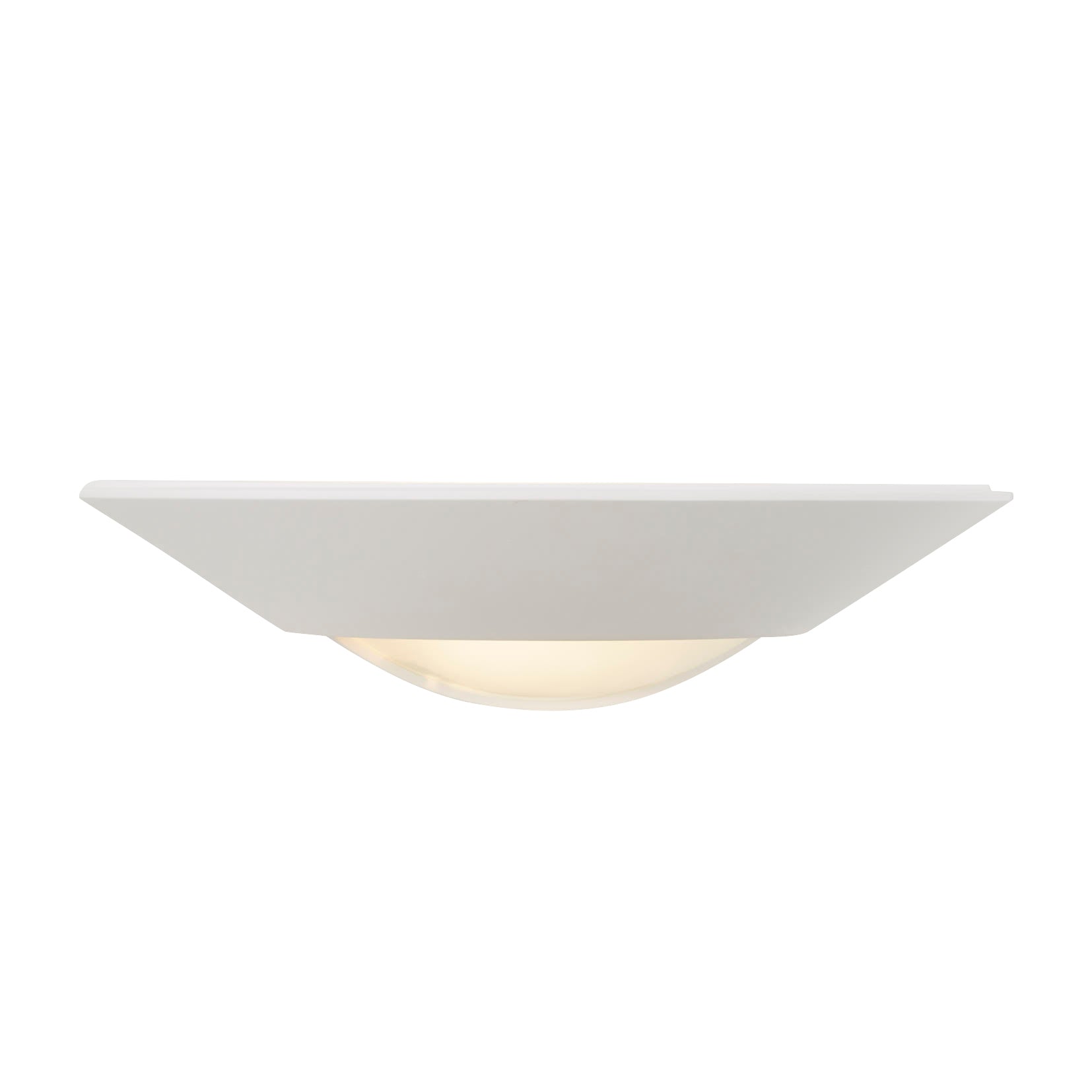 Forum INL-38609 Telde Plaster Wall Uplighter w Glass White