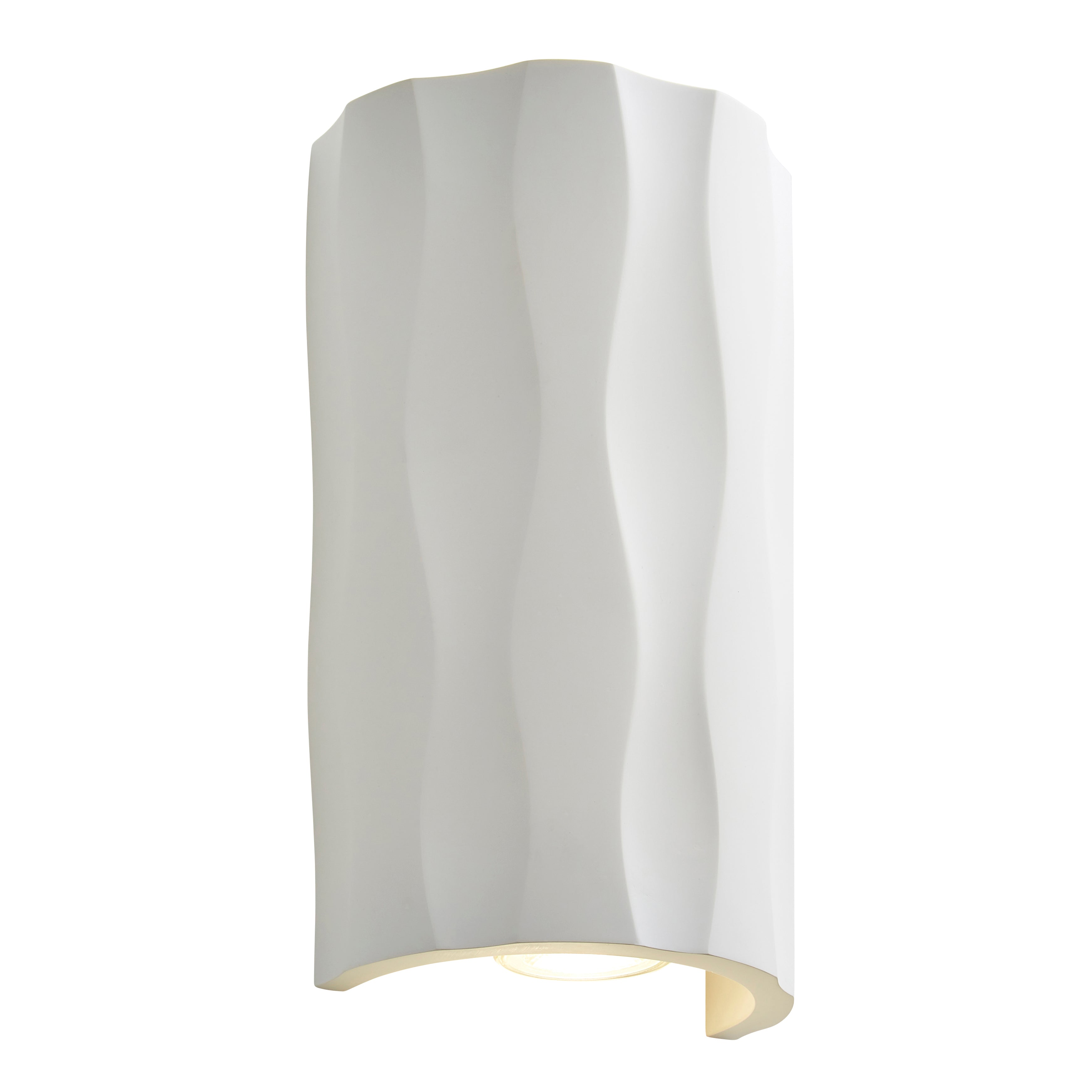 Forum INL-38612 Toledo Lrg Up/Down Plaster Wall Light White