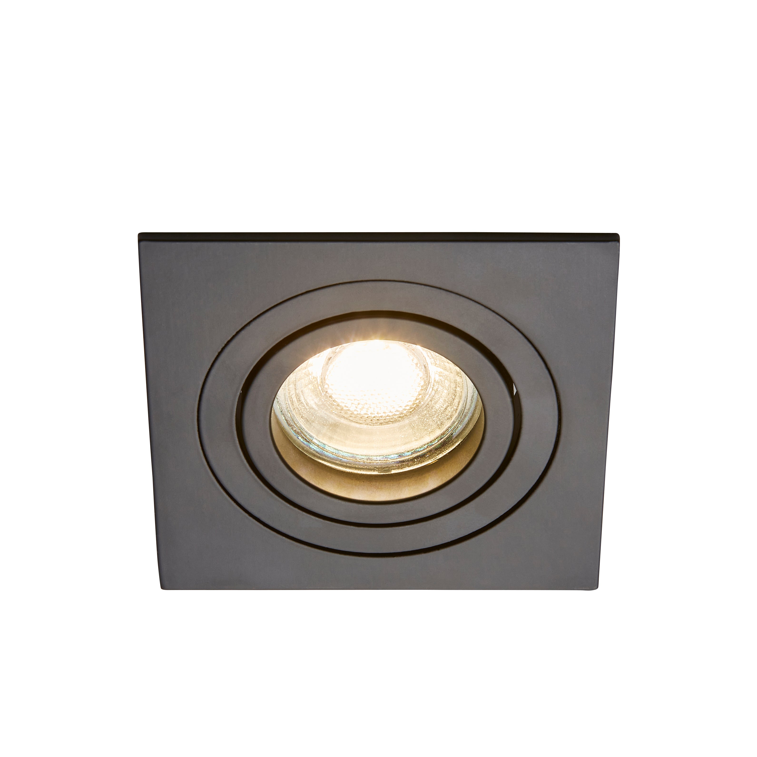 Forum INL-38617-BLK Pasto Single Alum Sq Adj DL GU10 Matt black