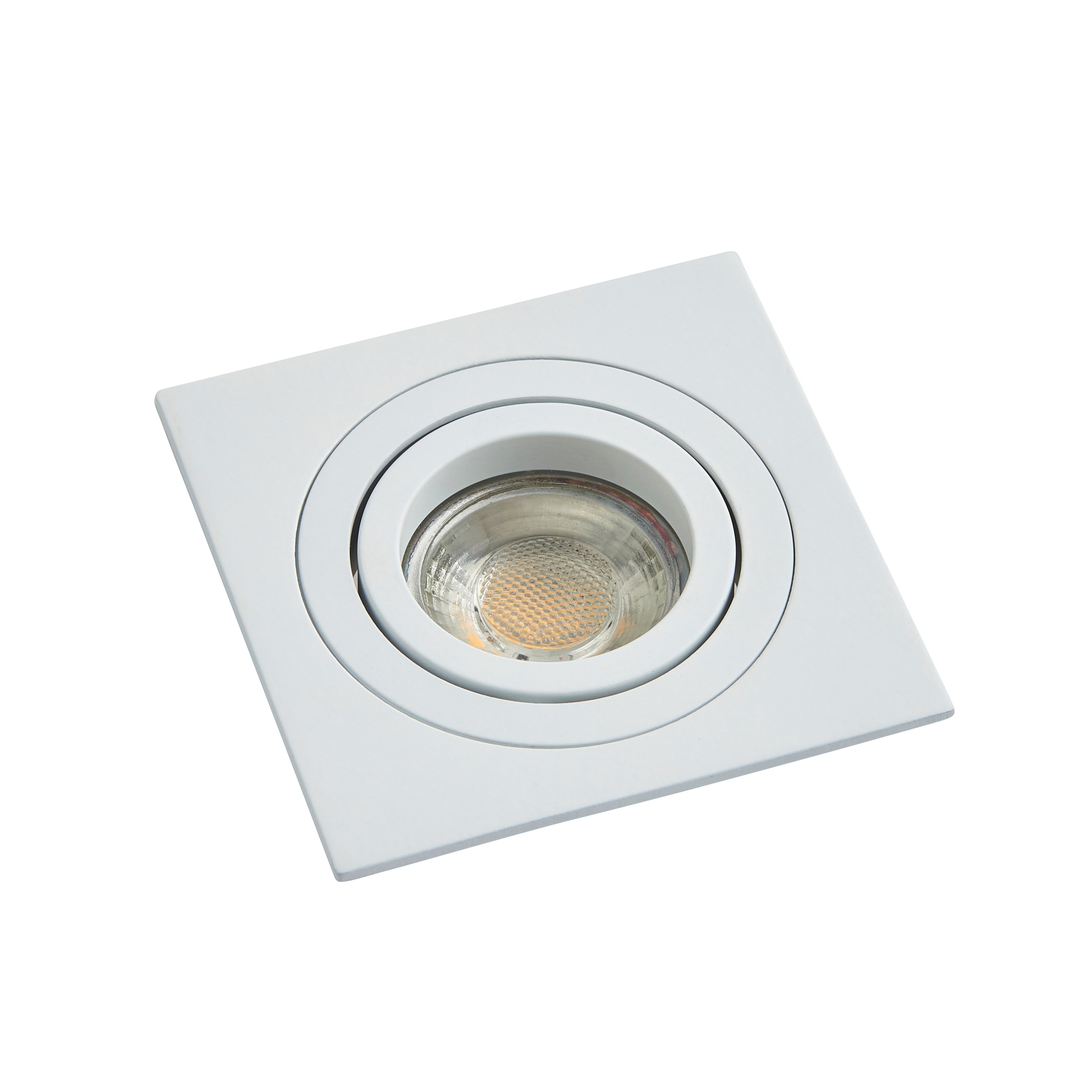 Forum INL-38617-WHT Pasto Single Alum Sq Adj DL GU10 White