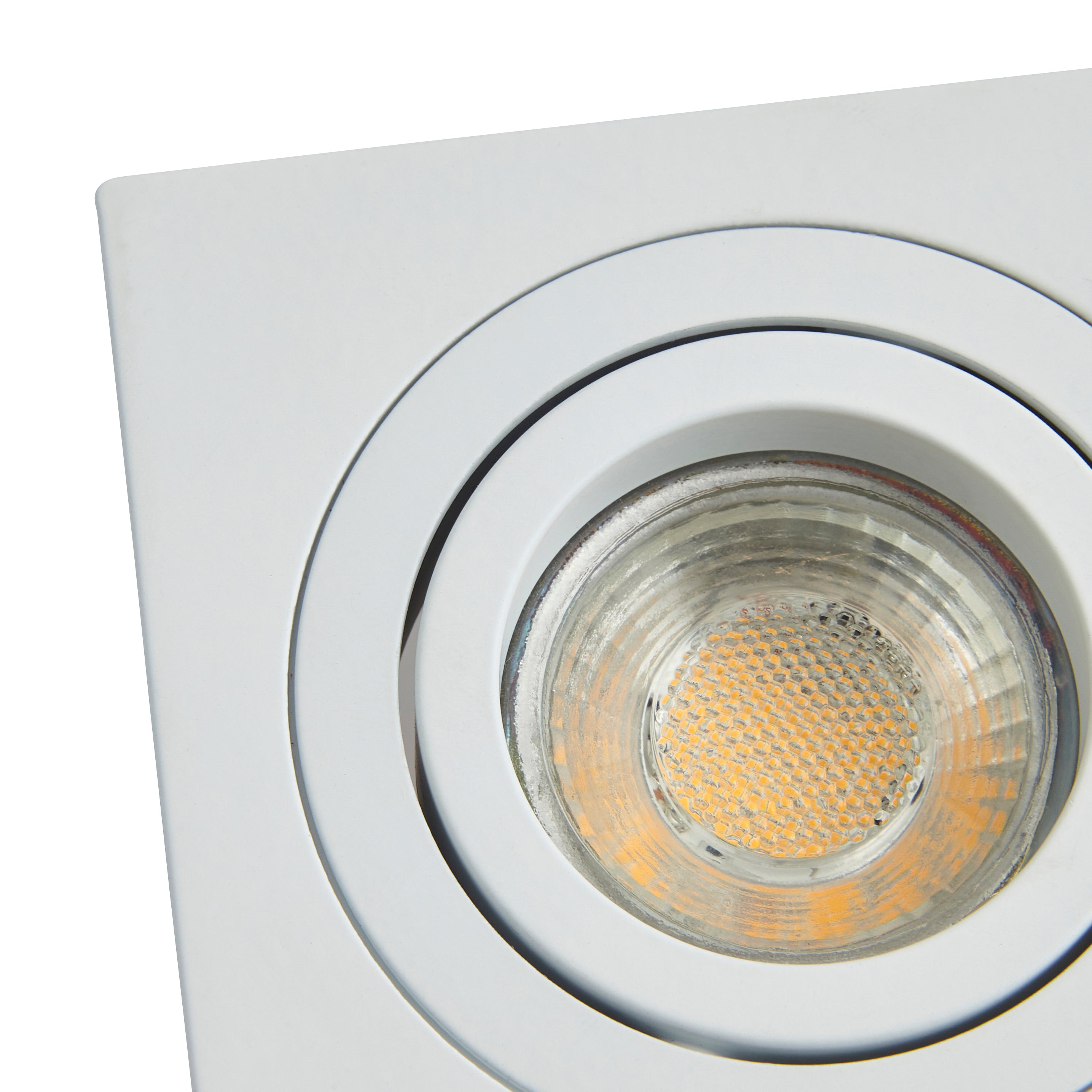 Forum INL-38617-WHT Pasto Single Alum Sq Adj DL GU10 White