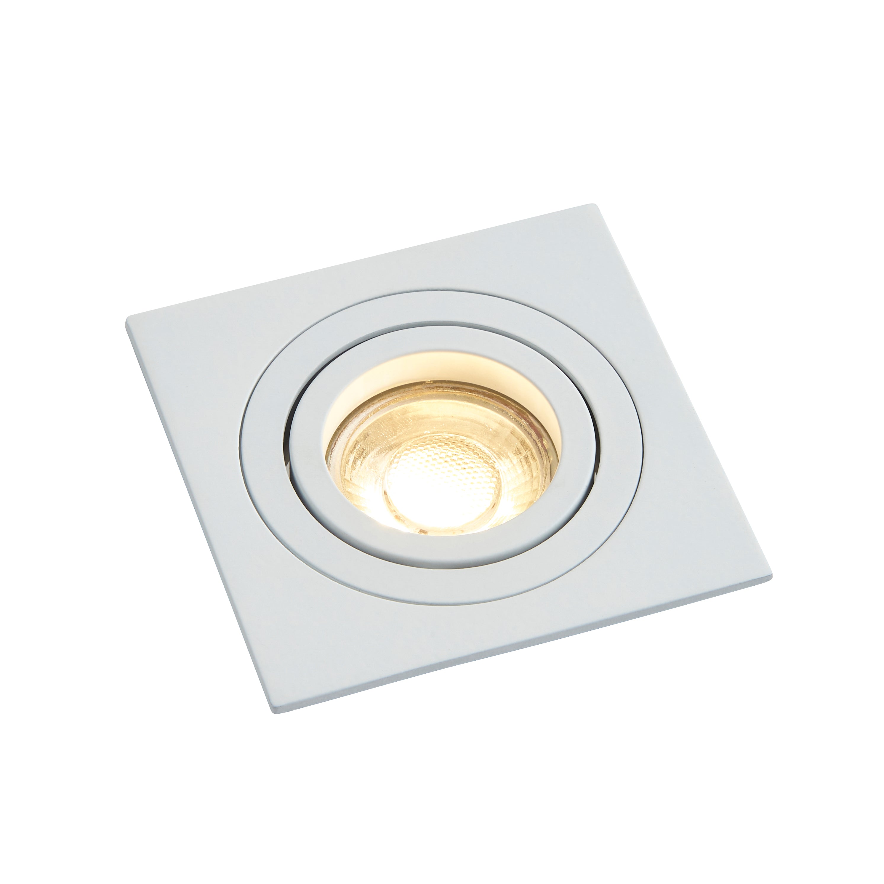 Forum INL-38617-WHT Pasto Single Alum Sq Adj DL GU10 White