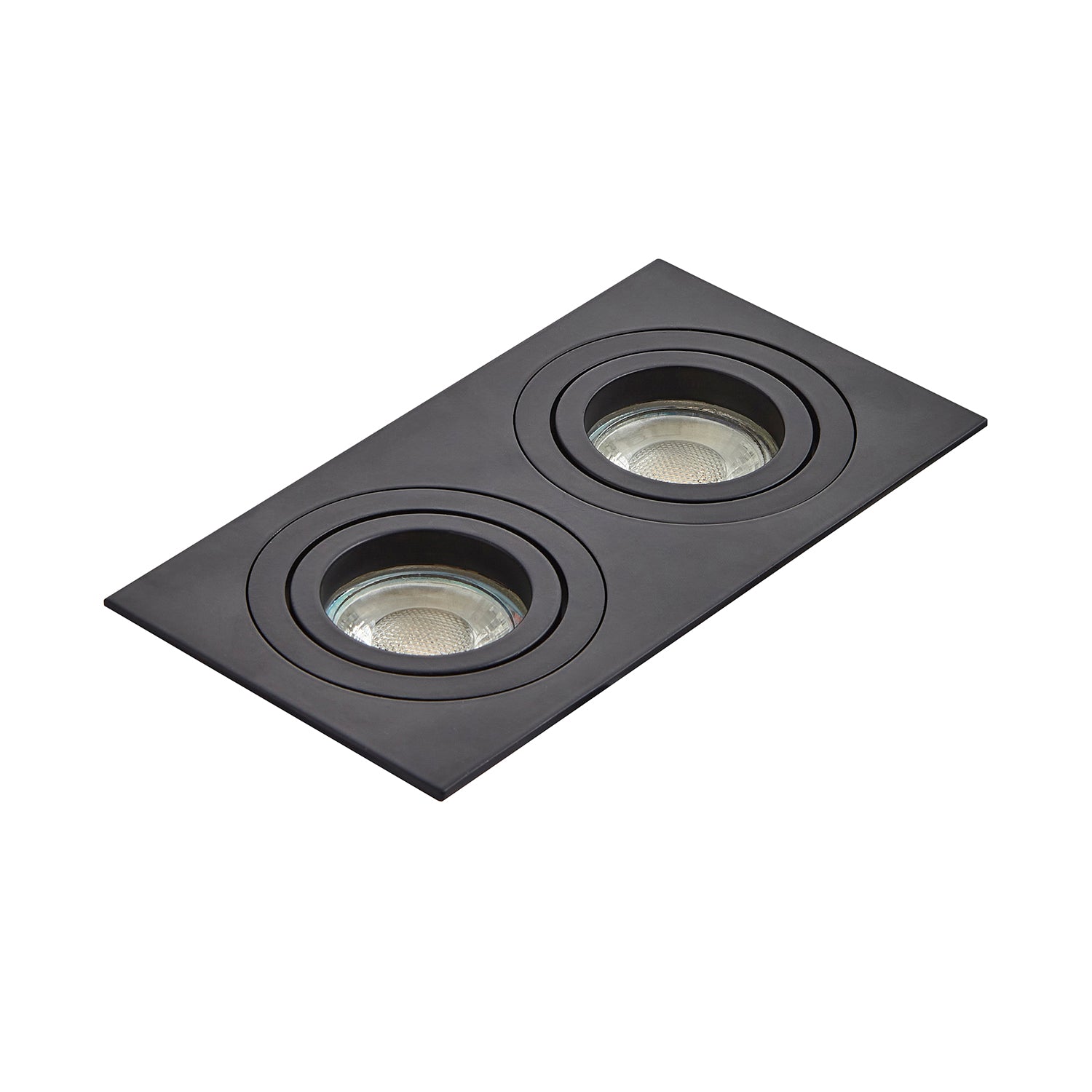 Forum INL-38618-BLK Pasto Double Alum Sq Adj DL GU10 Matt black