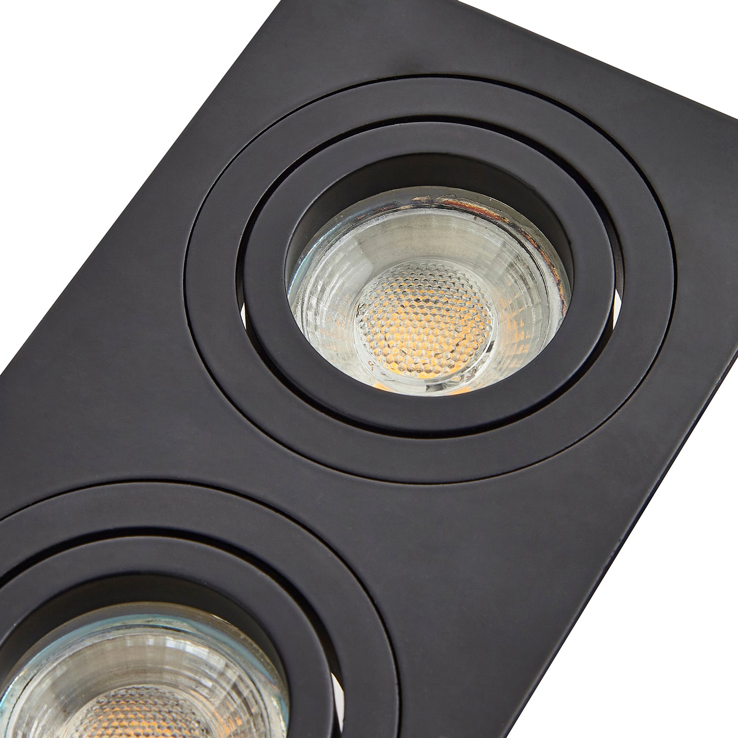 Forum INL-38618-BLK Pasto Double Alum Sq Adj DL GU10 Matt black