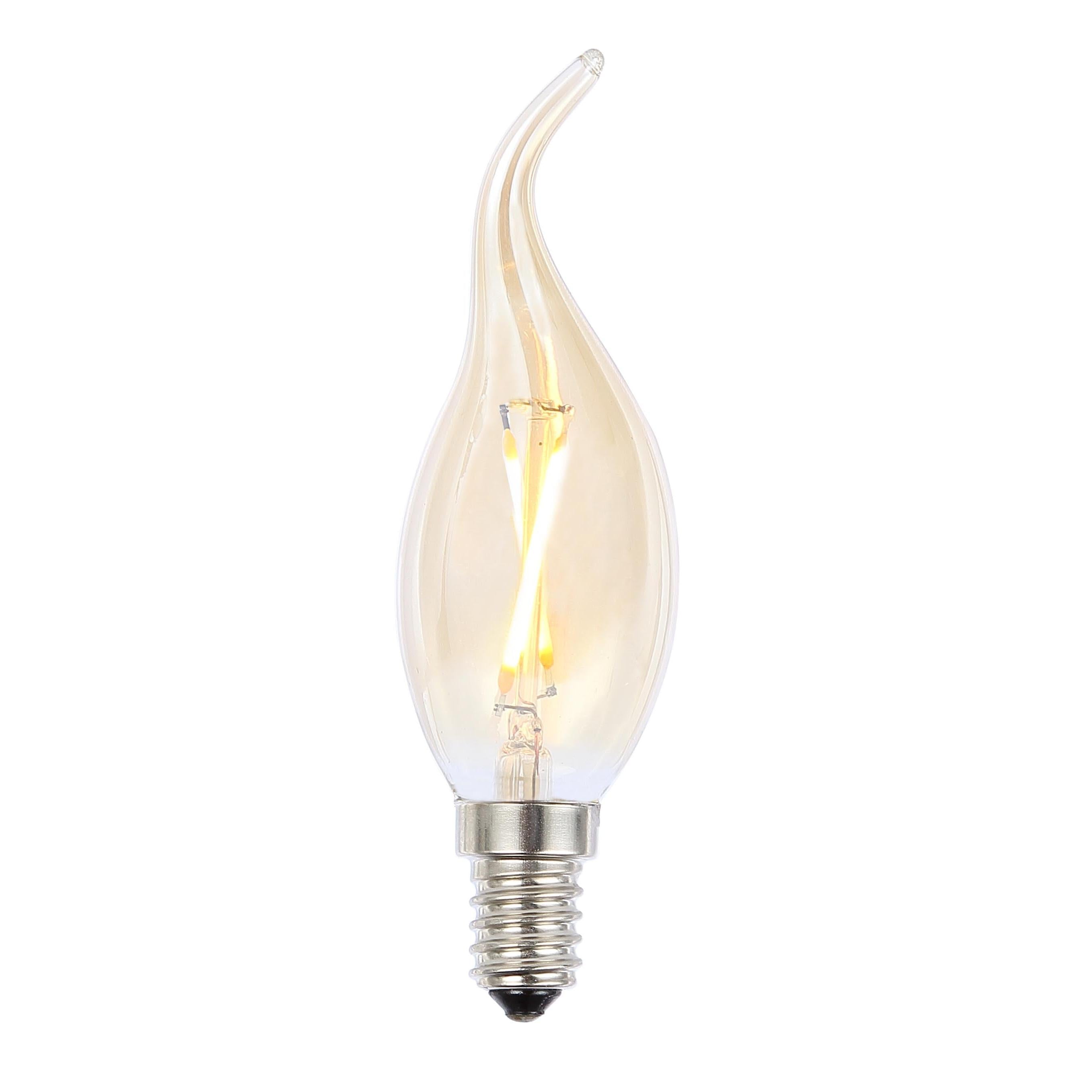 Forum INL-C35L-LED-SES-TNT vintage candle lamp 2W E14 Tinted