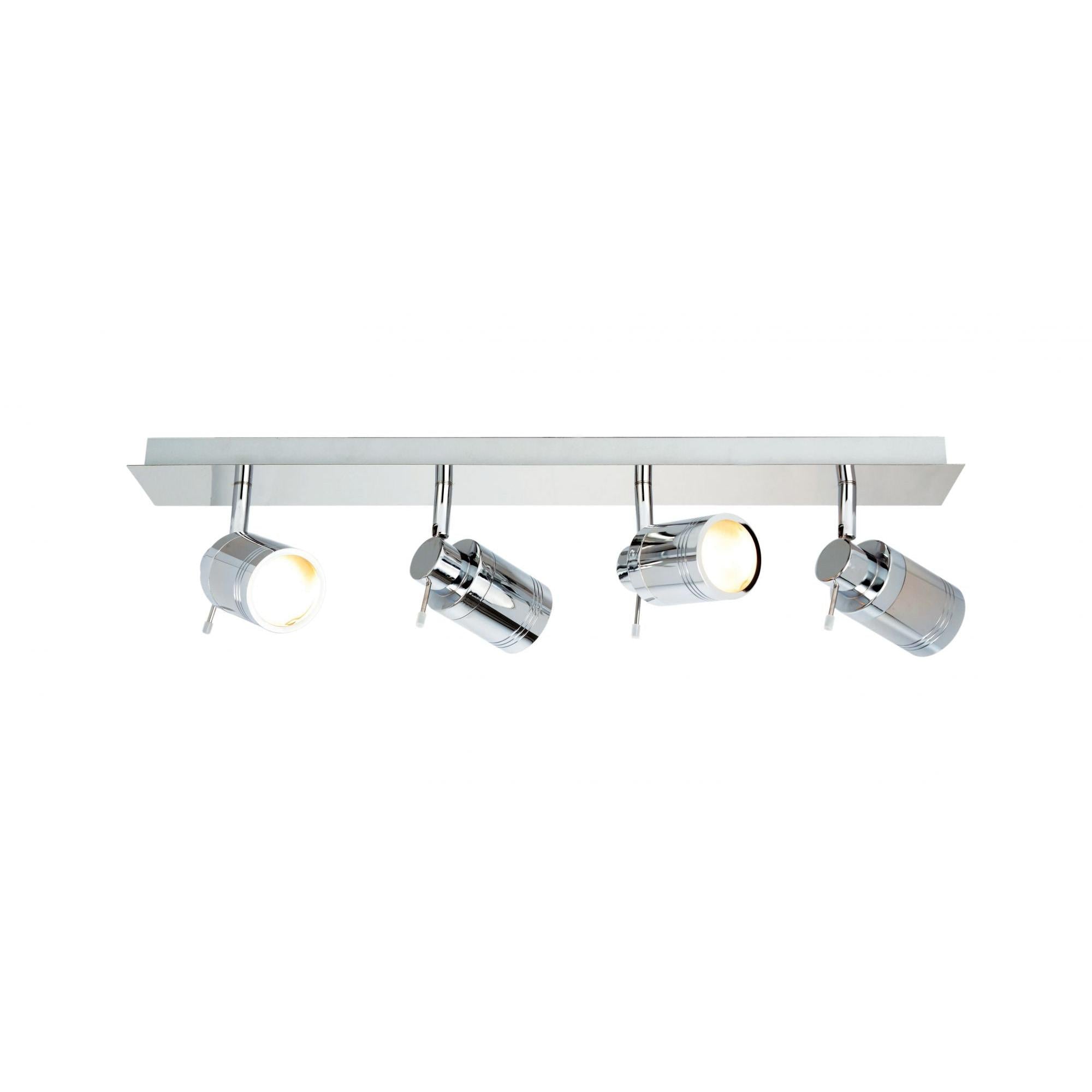Forum SPA-22560 Scorpius Bathroom Ceiling Spotlight Bar, Chrome