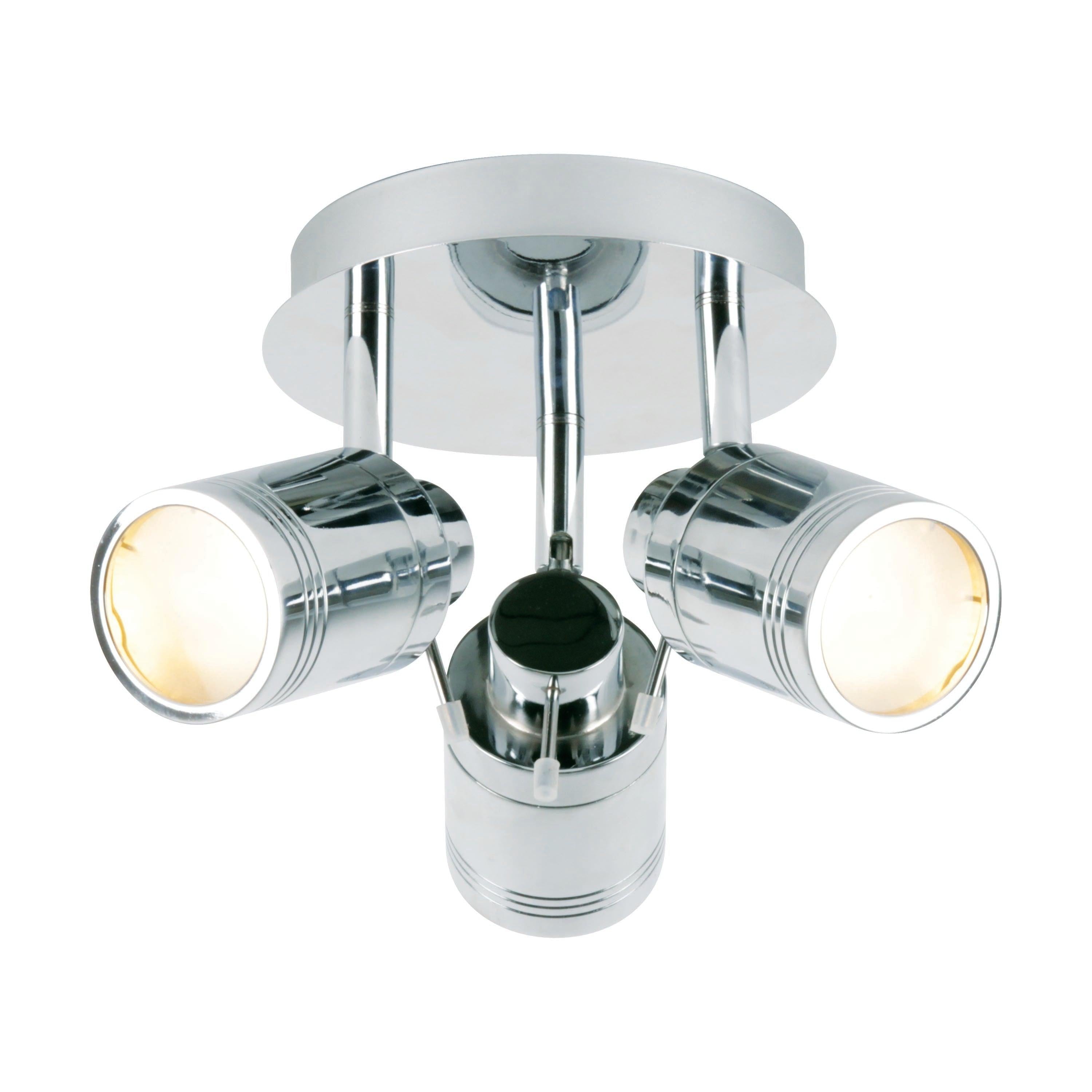 Forum SPA-27405-CHR Scorpius Bathroom Ceiling Spotlight Plate, Chrome