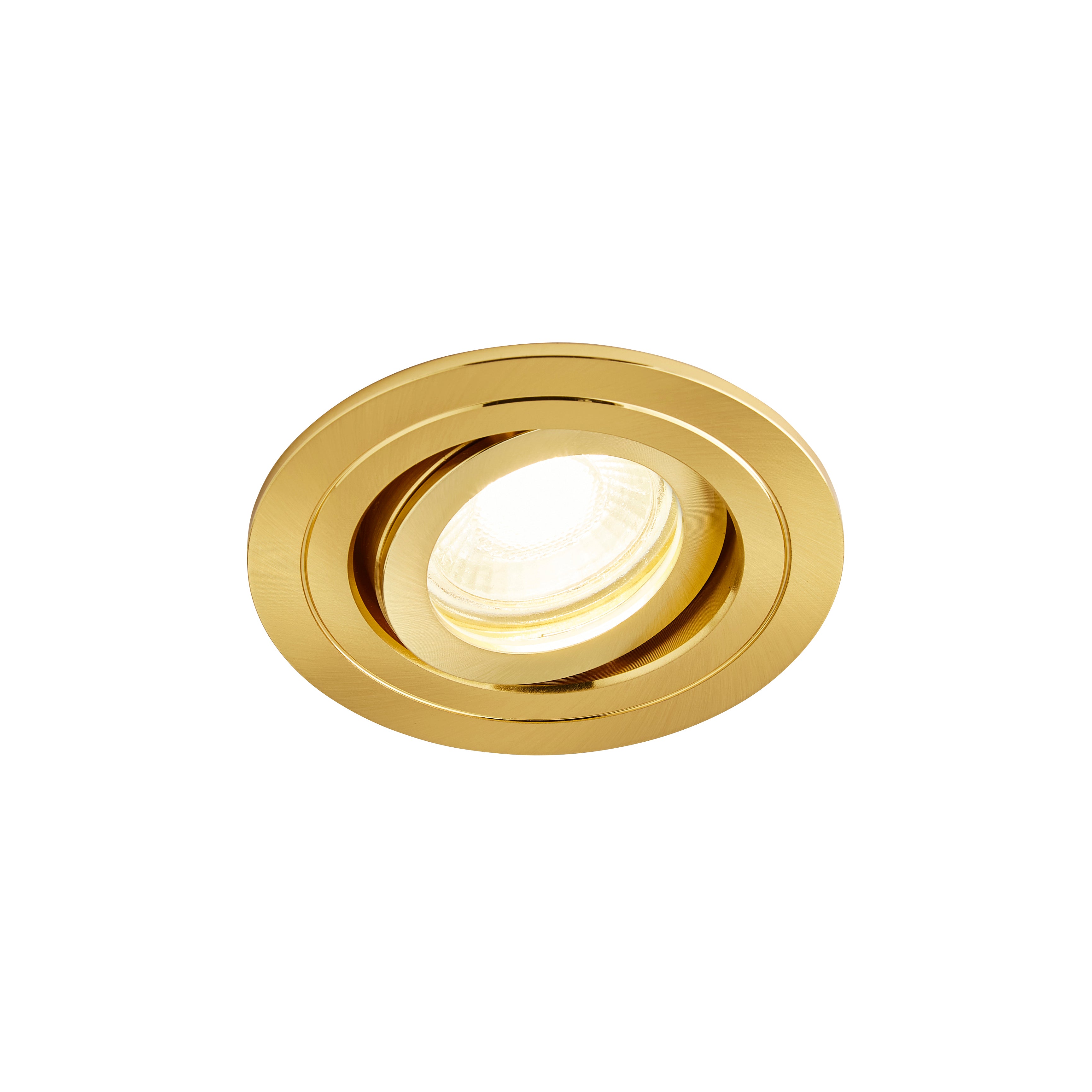 Forum SPA-30842-SCHR Cali circular IP65 Tiltable Downlight, Satin Chrome