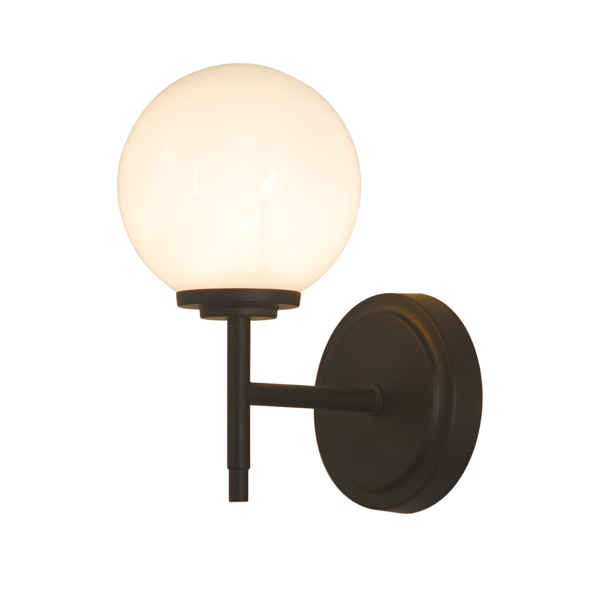 Forum SPA-31306-MBLK Porto Bathroom Wall Light, Matt Black
