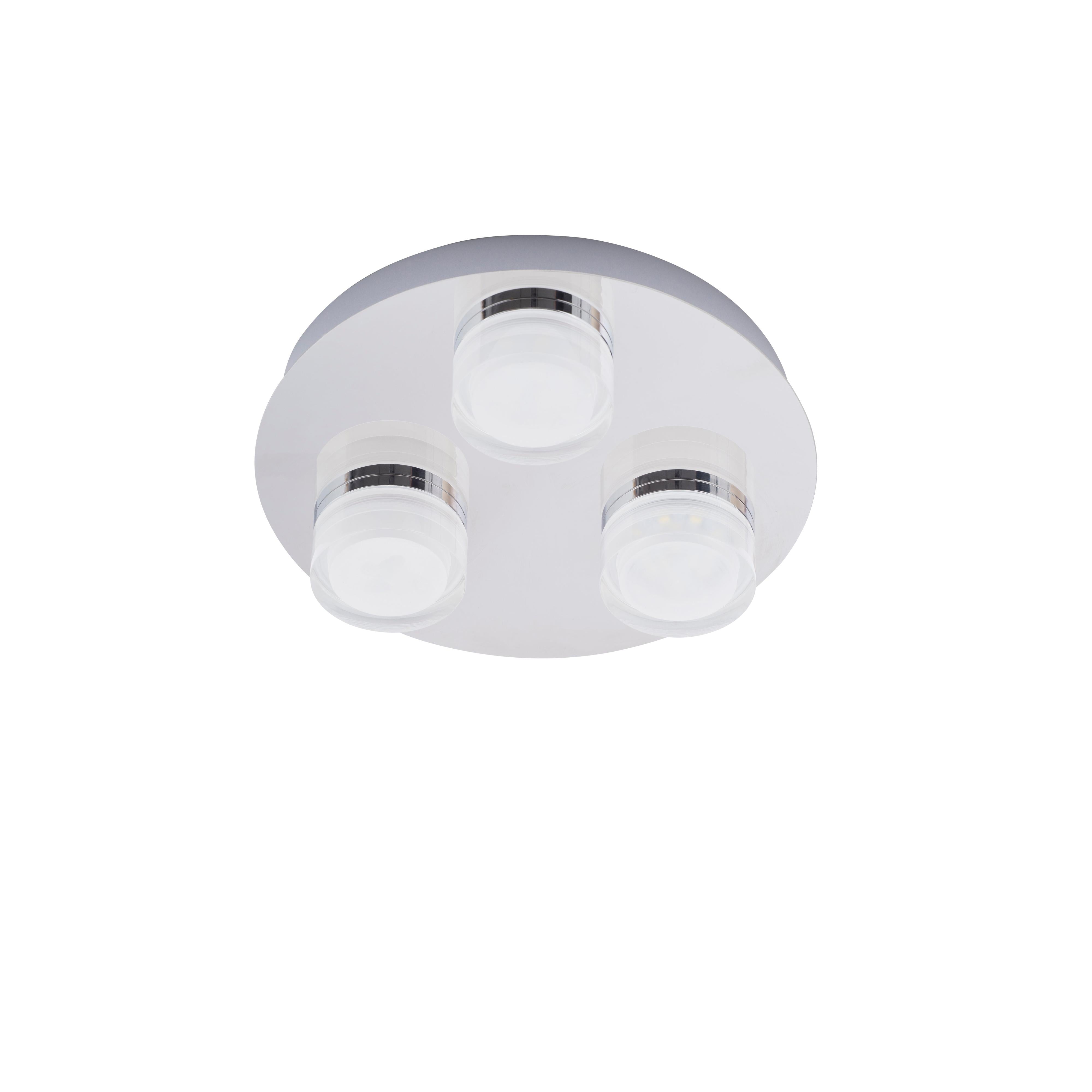 Forum SPA-31736-CHR Amalfi Bathroom Ceiling Spotlight Plate, Chrome