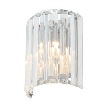 Forum SPA-33931-CHR Pegasi Curved Bathroom Wall Light, Chrome