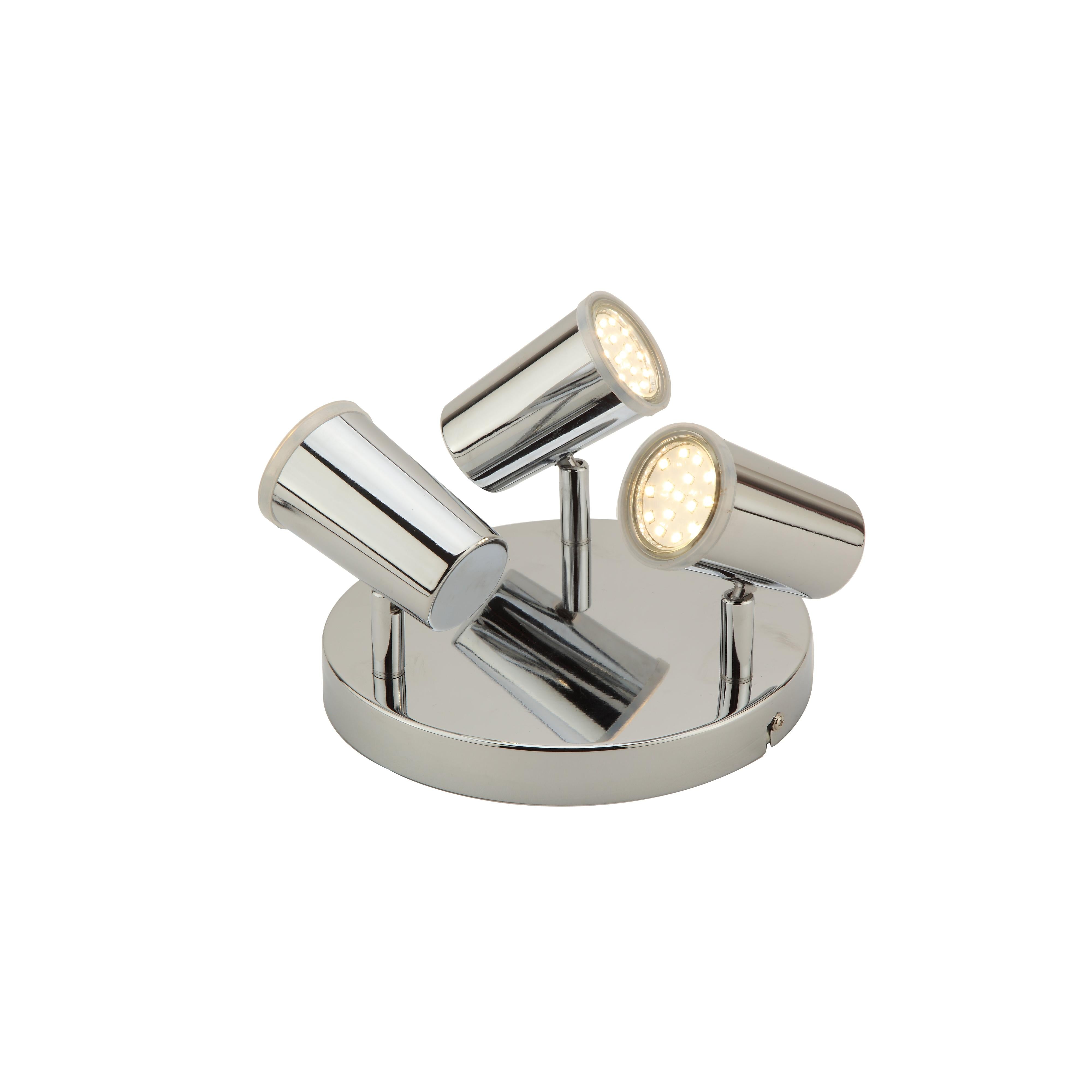 Forum SPA-35080-CHR Freya Bathroom Ceiling Spotlight Plate, Chrome