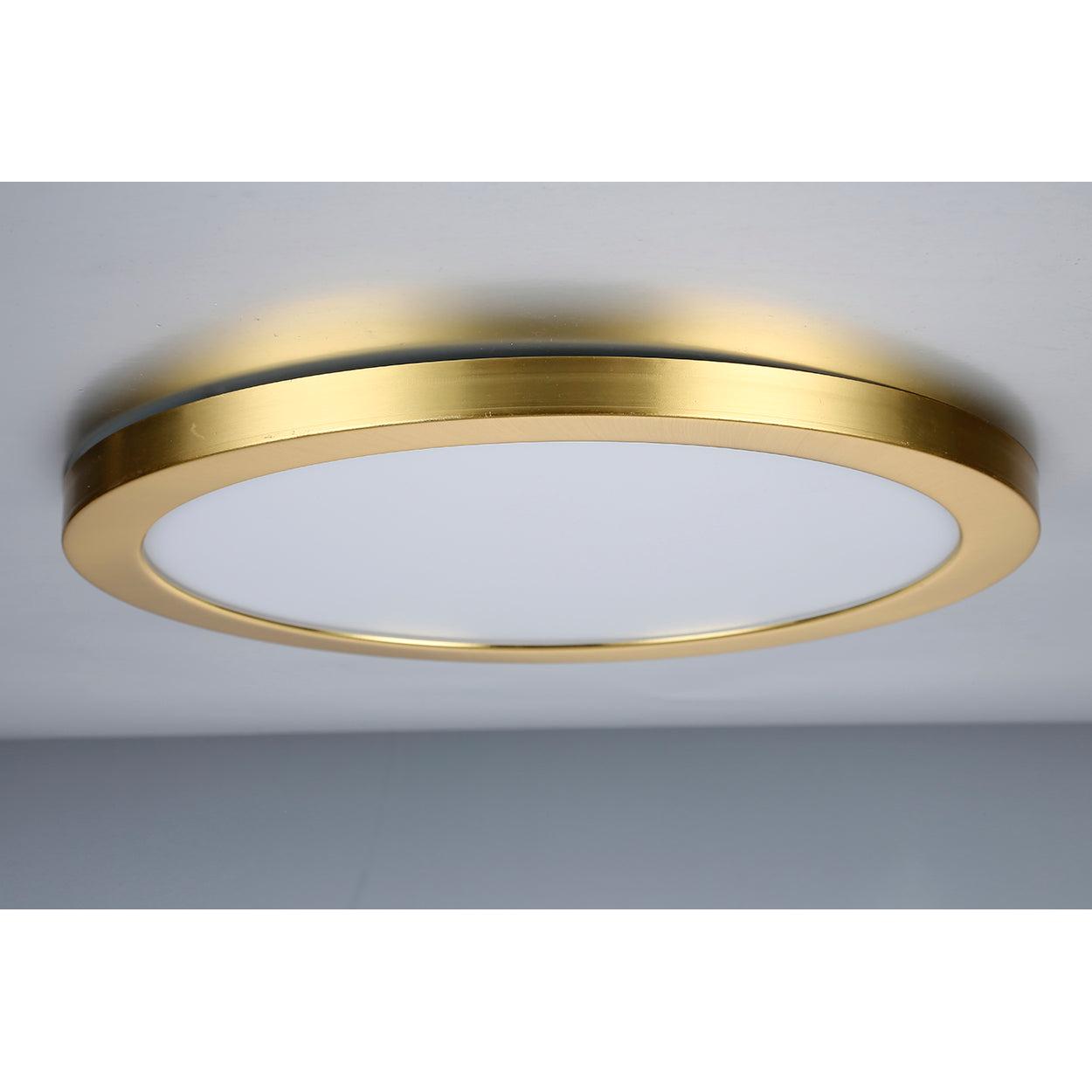 Forum SPA-35721 Tauri Magnetic Ring for 24 Watt LED Panel - Shiny Brass