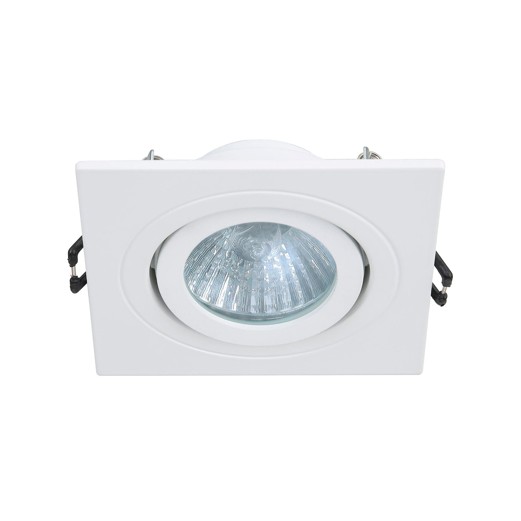 Forum SPA-35724 Cali Square IP65 Tiltable Downlight, White