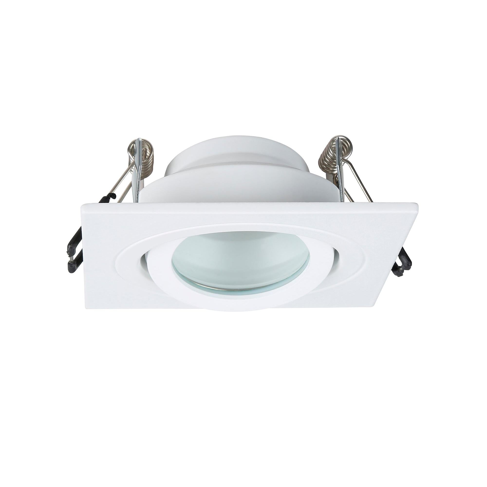 Forum SPA-35724 Cali Square IP65 Tiltable Downlight, White