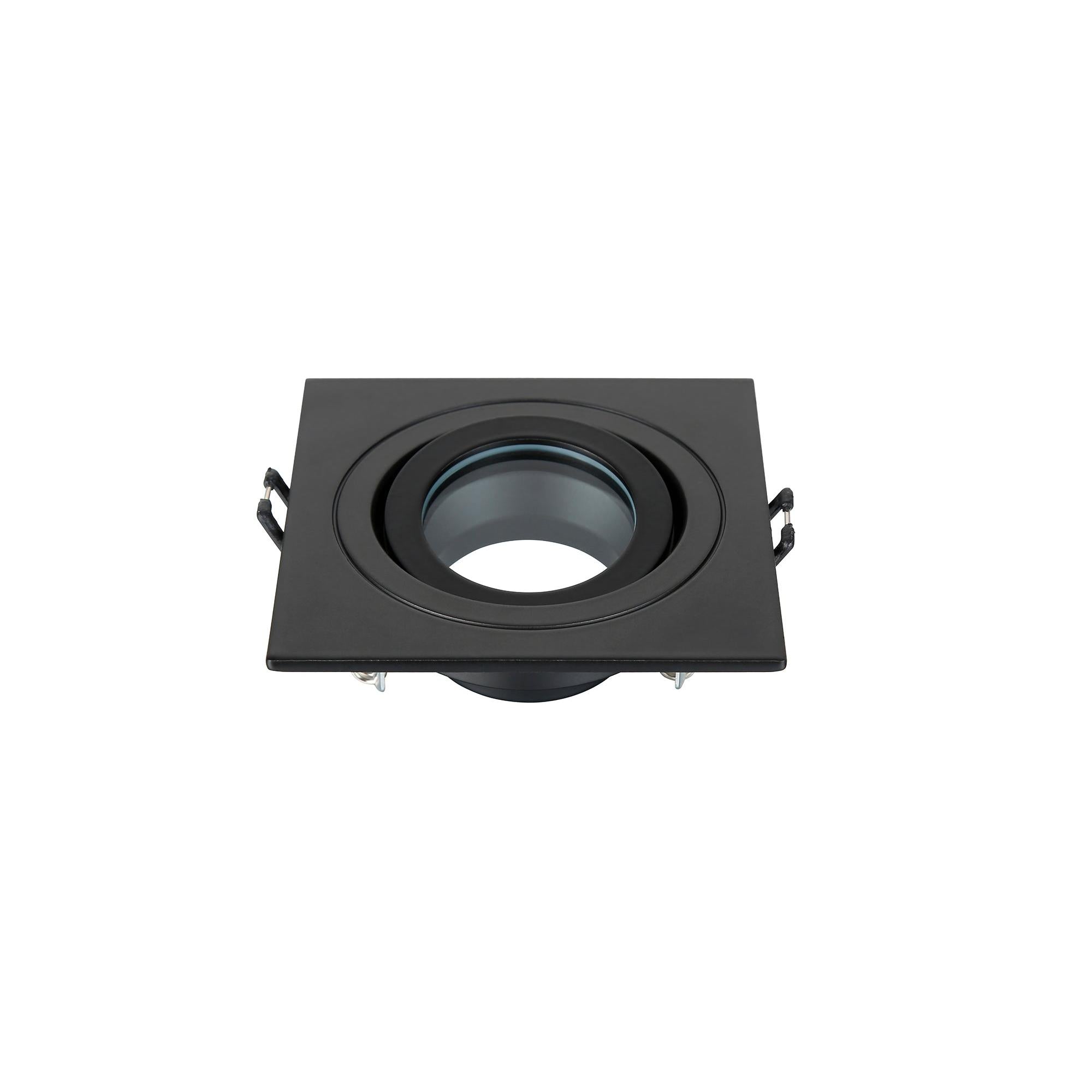 Forum SPA-35725 Cali Square IP65 Tiltable Downlight, Matt Black
