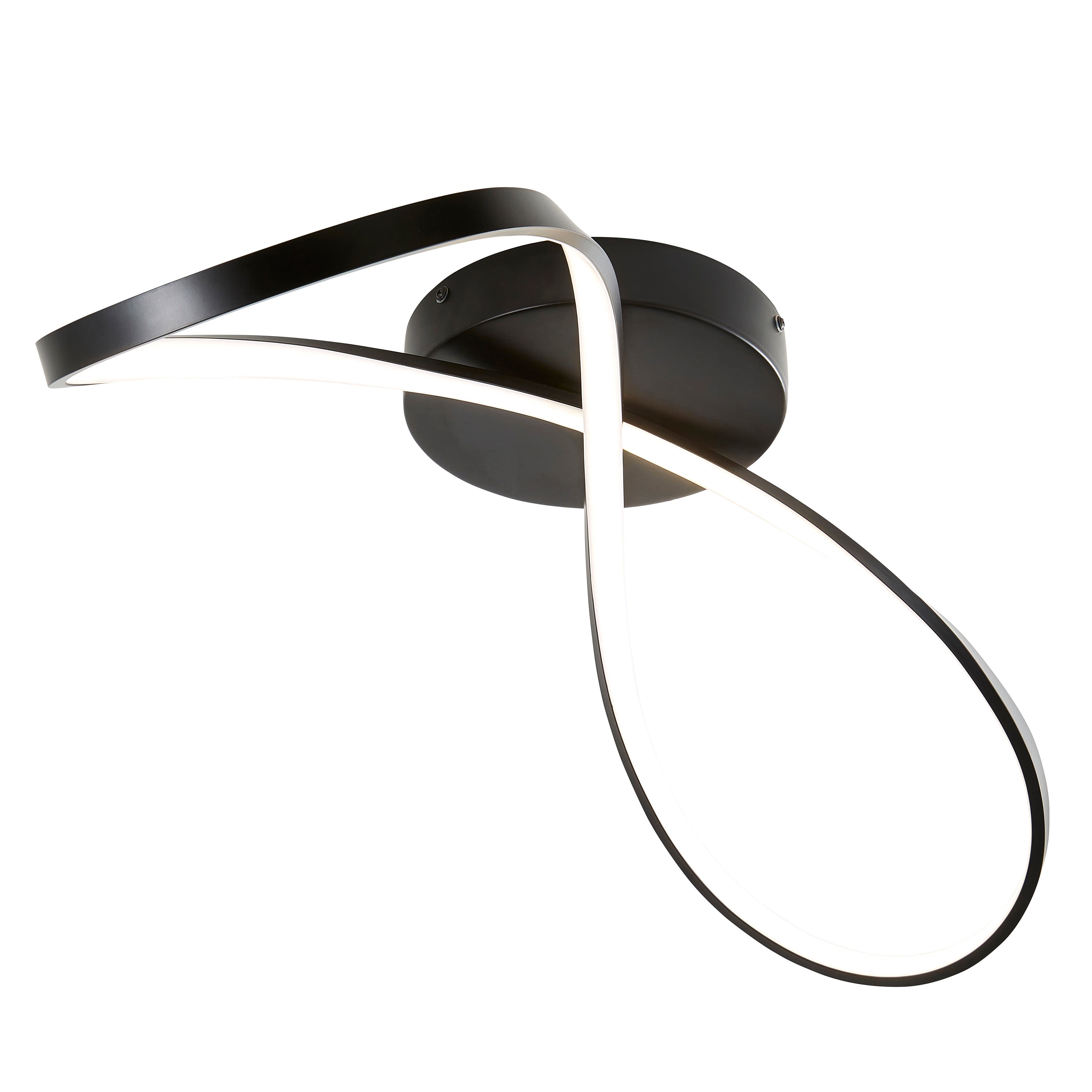 Forum SPA-36130-MBLK Dafni Infini Bathroom Ceiling Light - Black