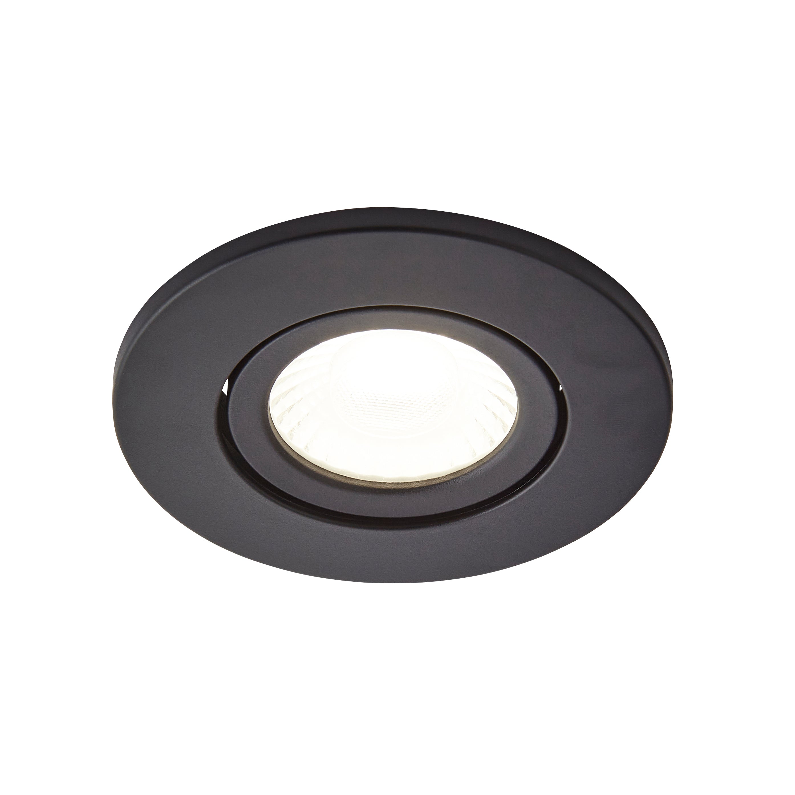 Forum SPA-38571-SBLK Como Fire Rated IP65 Downlight, Satin Black