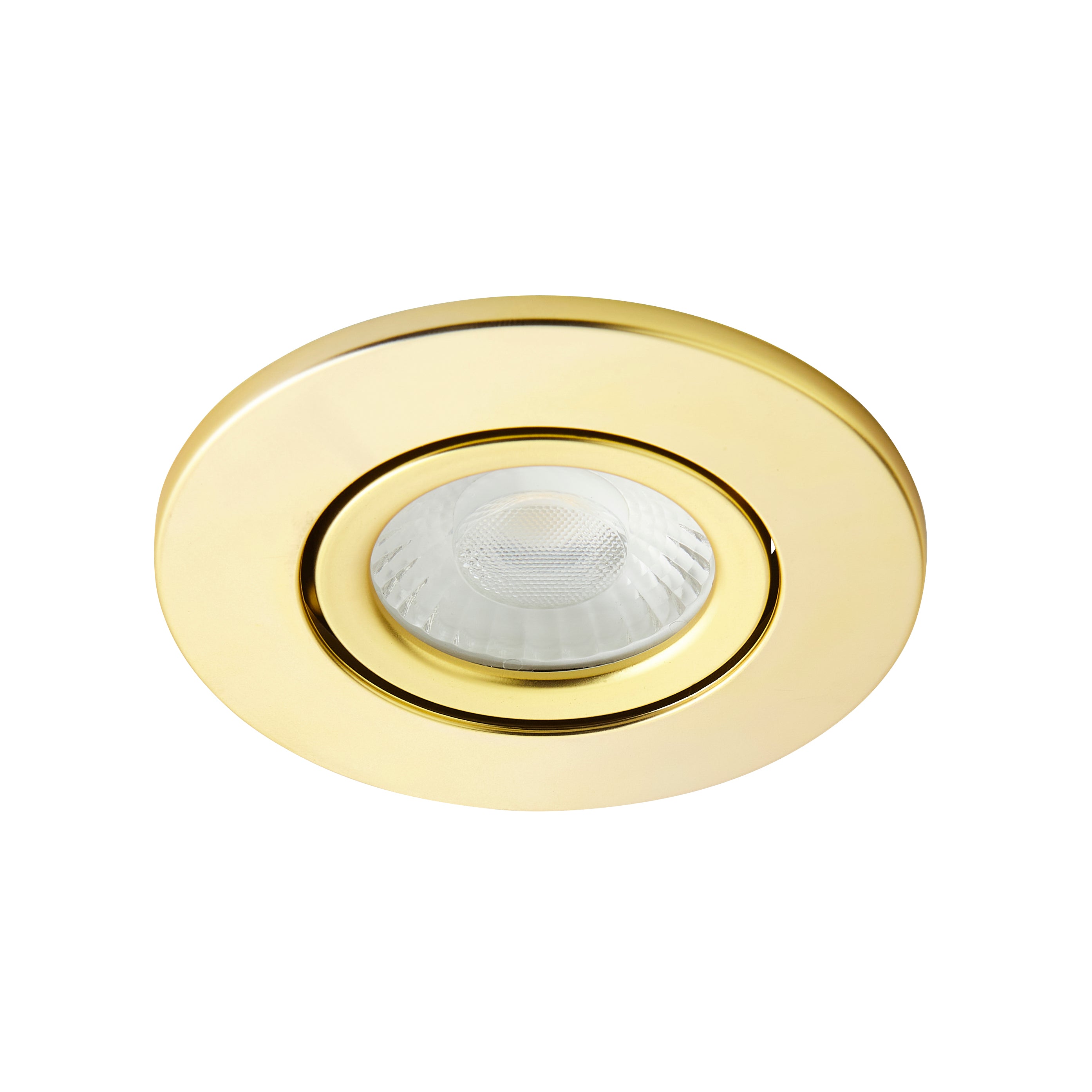 Forum SPA-38571-SBRS Como Fire Rated IP65 Downlight, Satin Brass