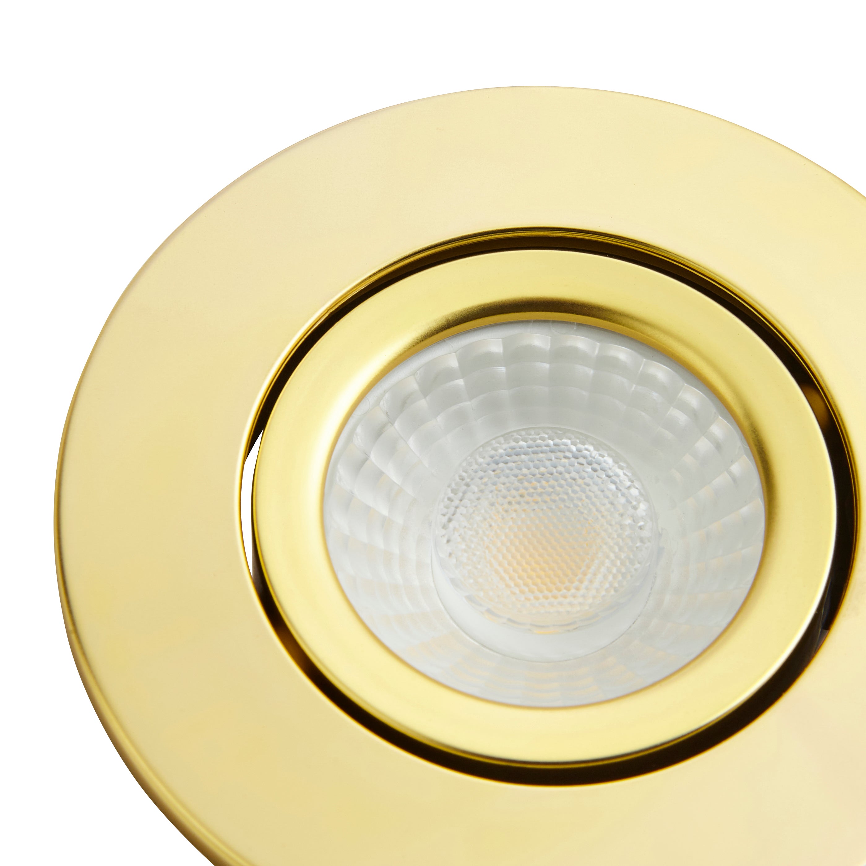 Forum SPA-38571-SBRS Como Fire Rated IP65 Downlight, Satin Brass
