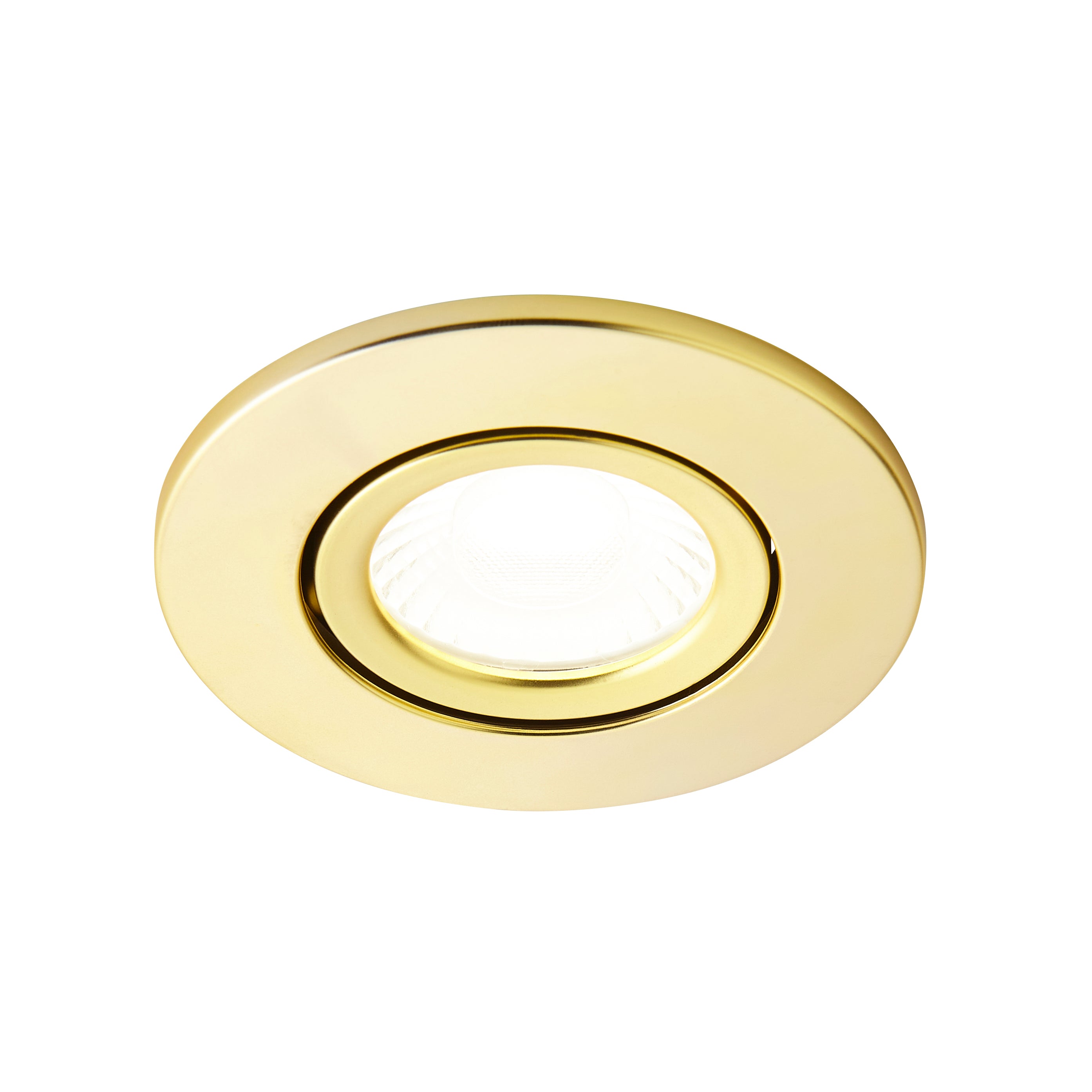 Forum SPA-38571-SBRS Como Fire Rated IP65 Downlight, Satin Brass