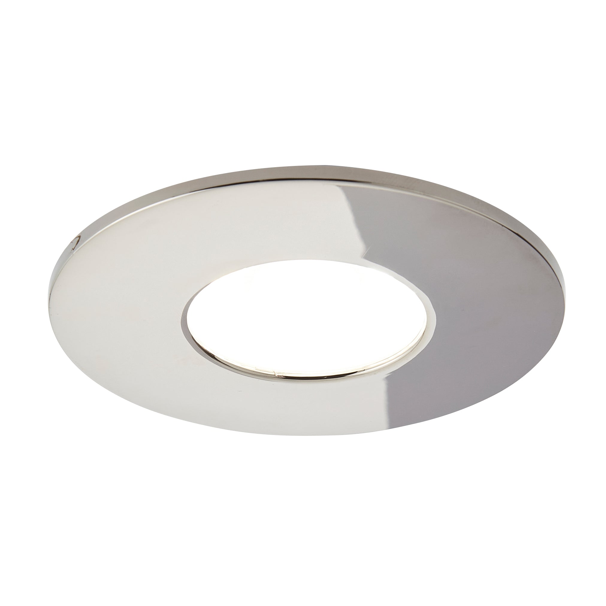 Forum SPA-38572-BCHR Rhom Fixed Fire Rated IP65 Recessed Downlight - Brushed Chrome