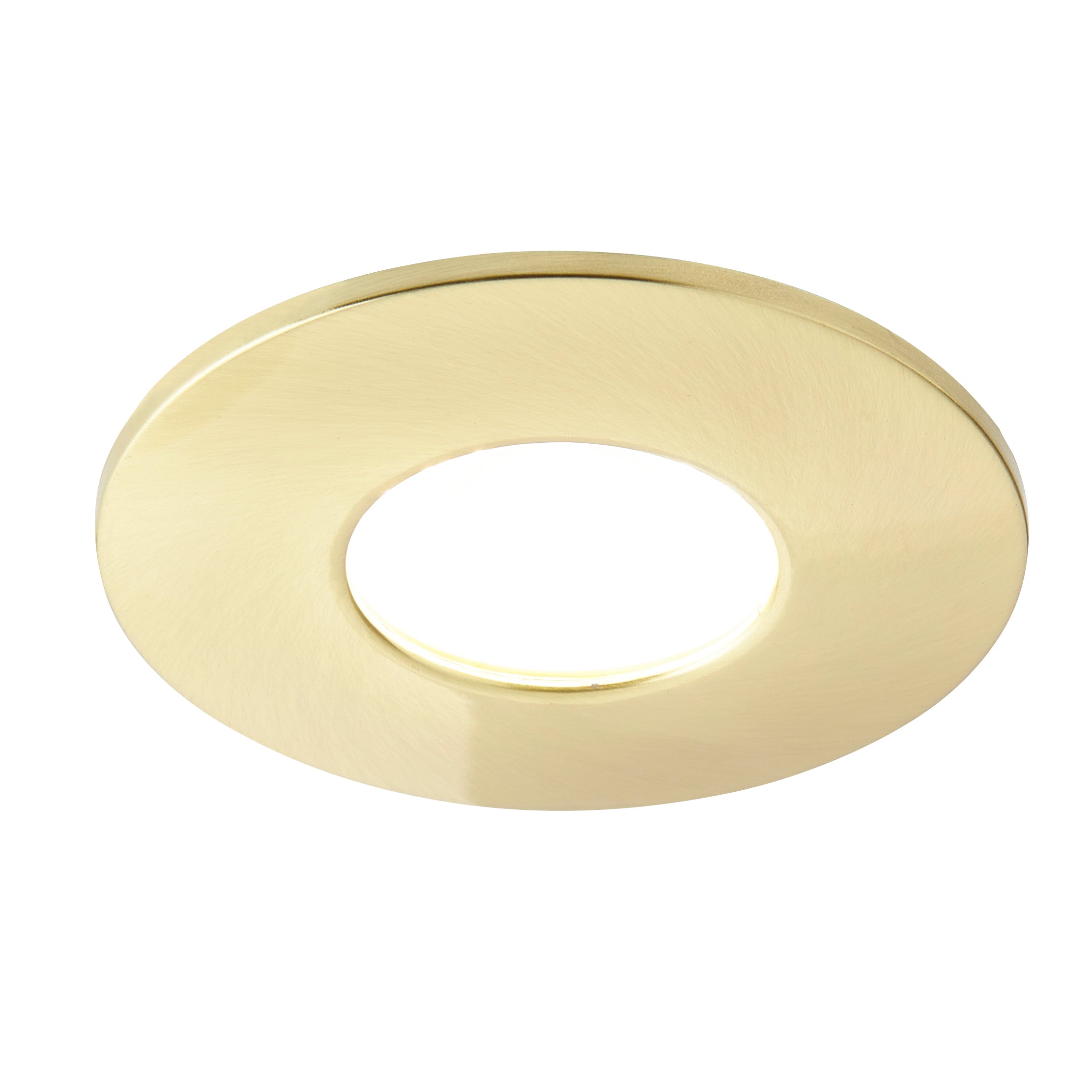 Forum SPA-38572-SBRS Rhom Fixed Fire Rated IP65 Recessed Downlight - Satin Brass